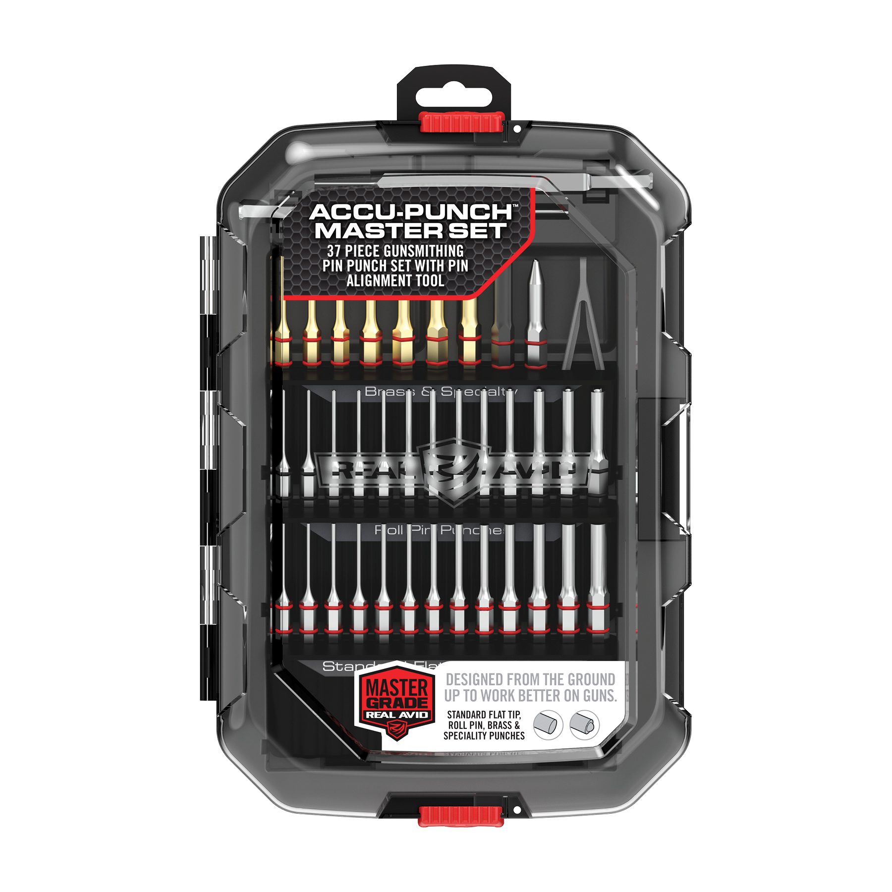 real-avid-accu-punch-master-set-37-teiliges-splinttreiber-set image 1