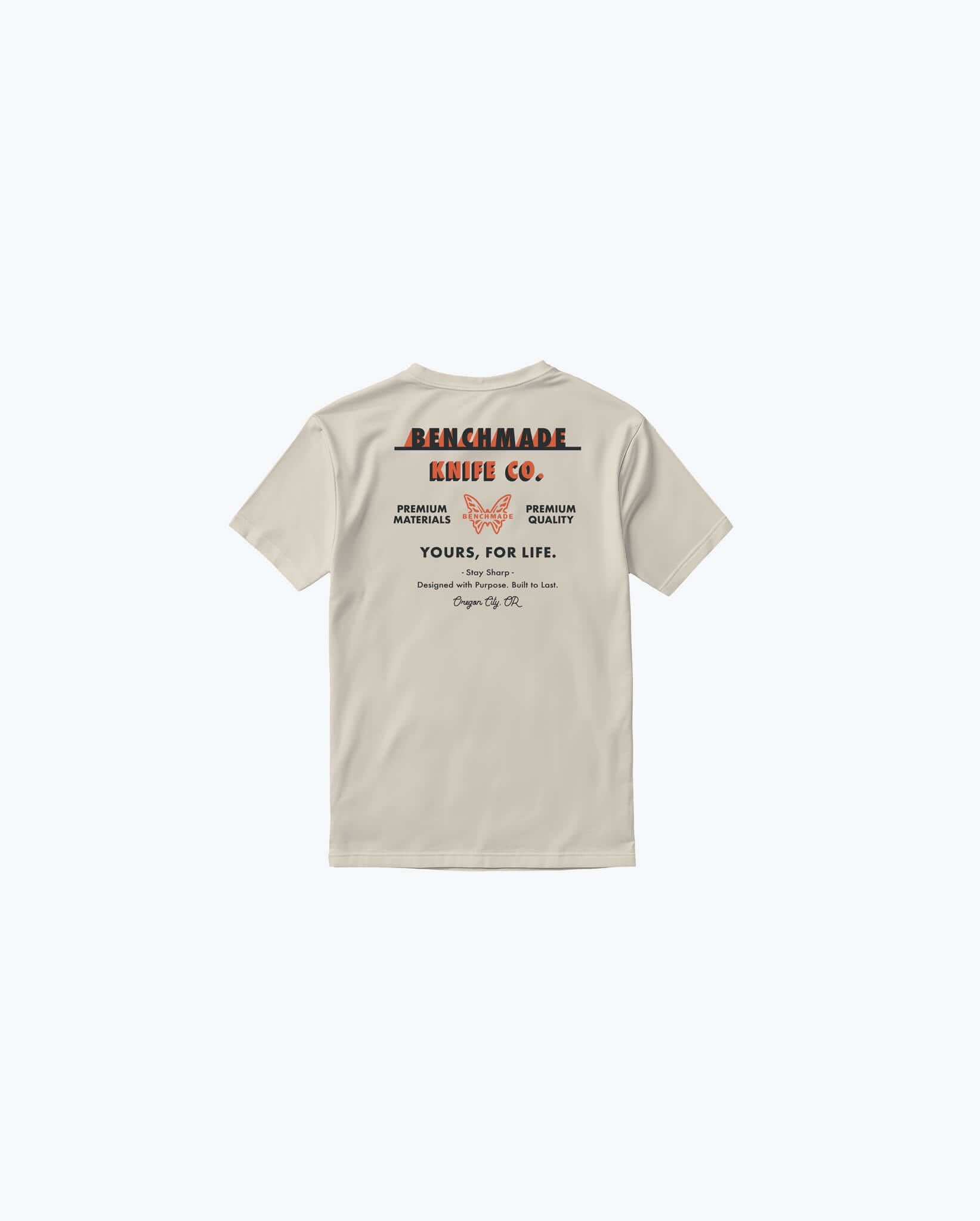 benchmade-knife-co-t-shirt-cream-olive-cotton image 3