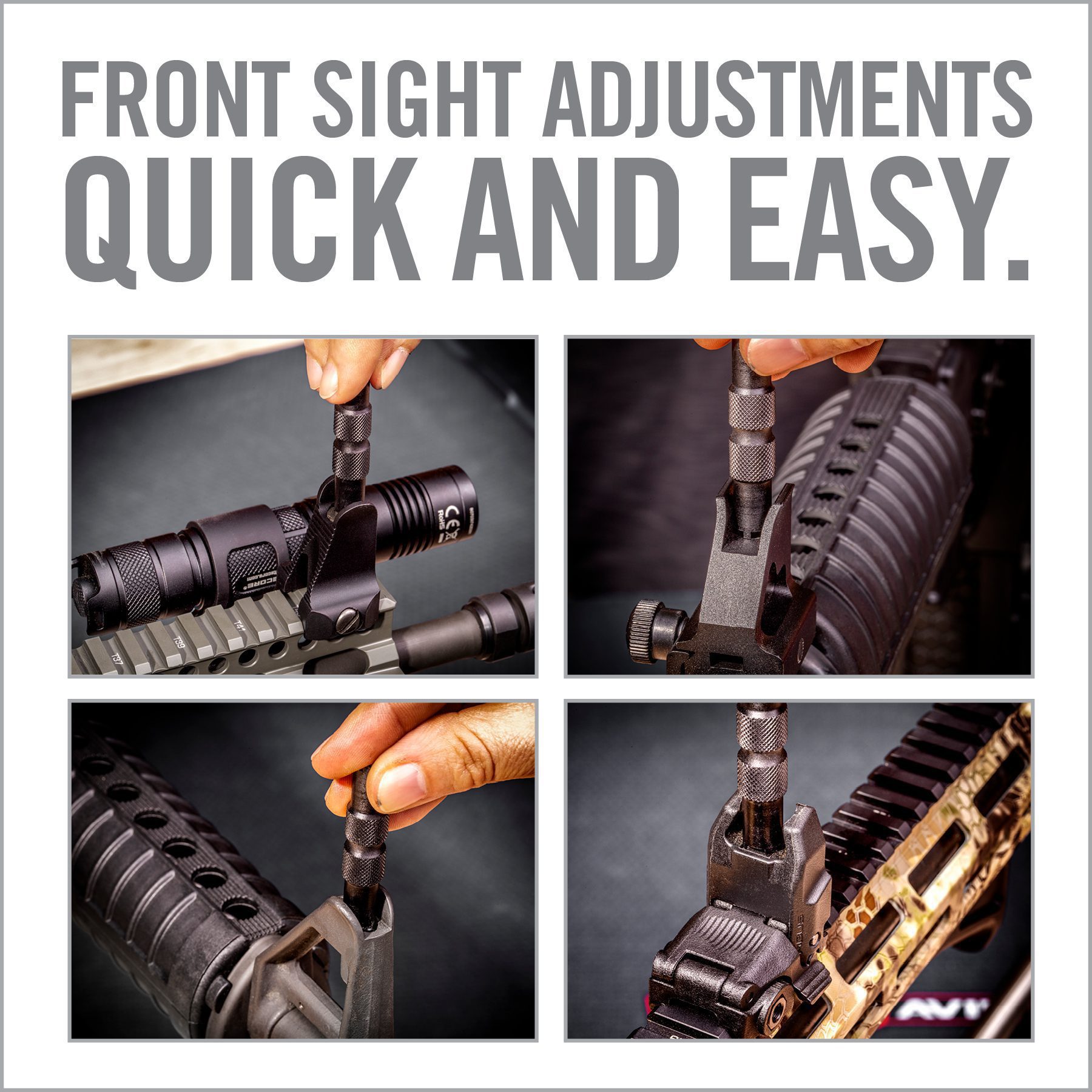 real-avid-ar15-front-sight-adjuster-tool-2-in-1-f-r-a1-und-a2-visier image 4
