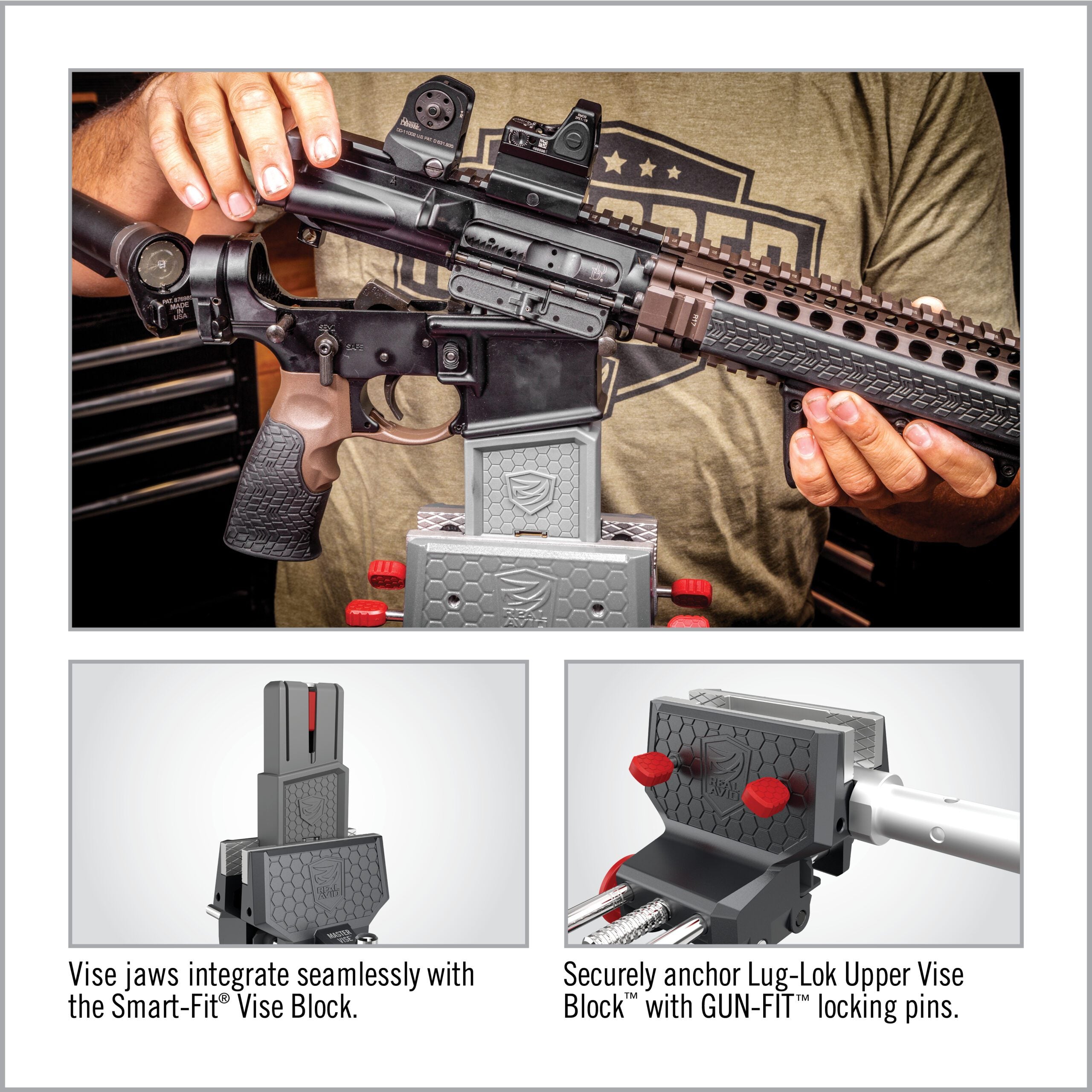 real-avid-master-gun-vise-collection-f-r-ar15-schraubstock-set image 5