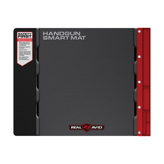 real-avid-smart-mat-handgun-waffen-reinigungsmatte-19-x-16-zoll-mit-teile-ablage image 1