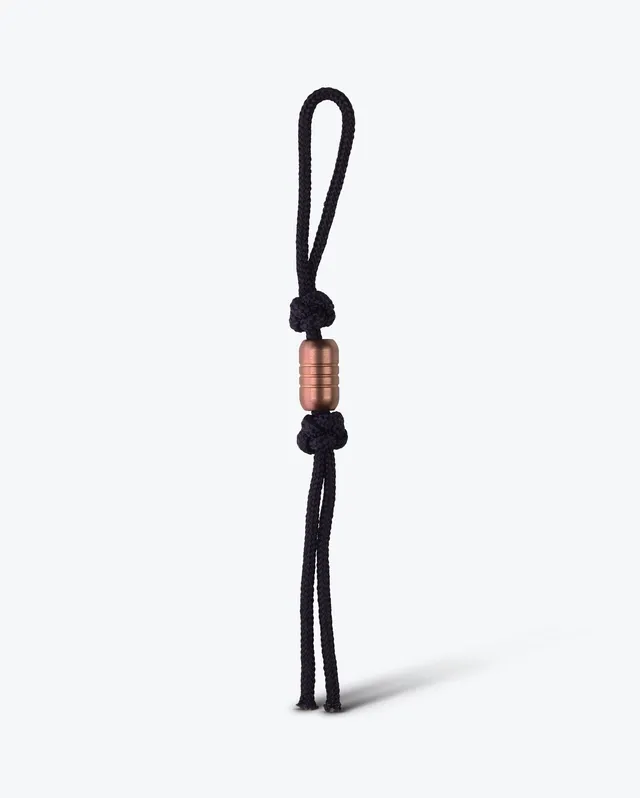 benchmade-paracord-lanyard-mit-edelstahl-perle-rose-gold-pvd image 1
