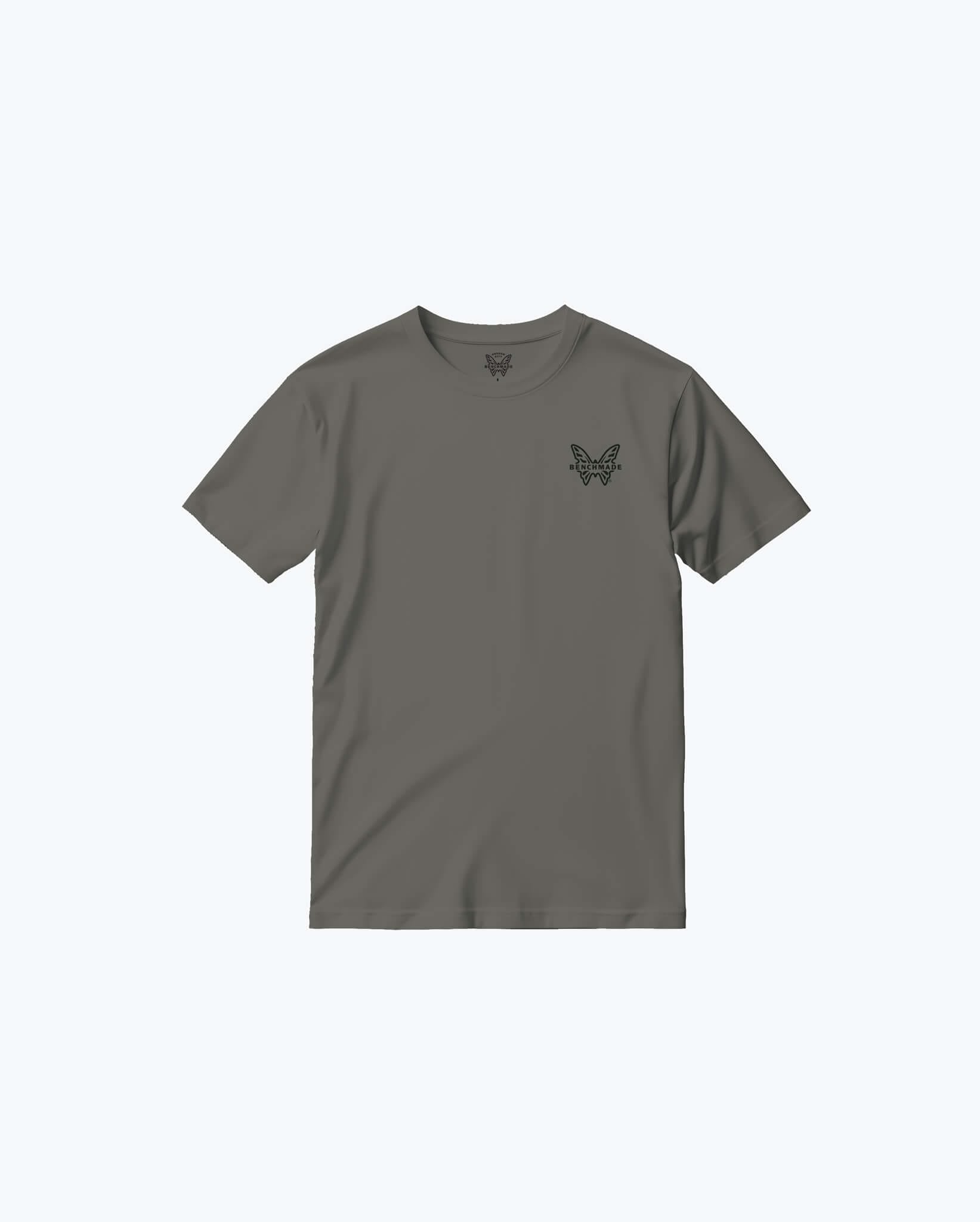 benchmade-trawler-ss-tee-asphalt-baumwoll-t-shirt image 1