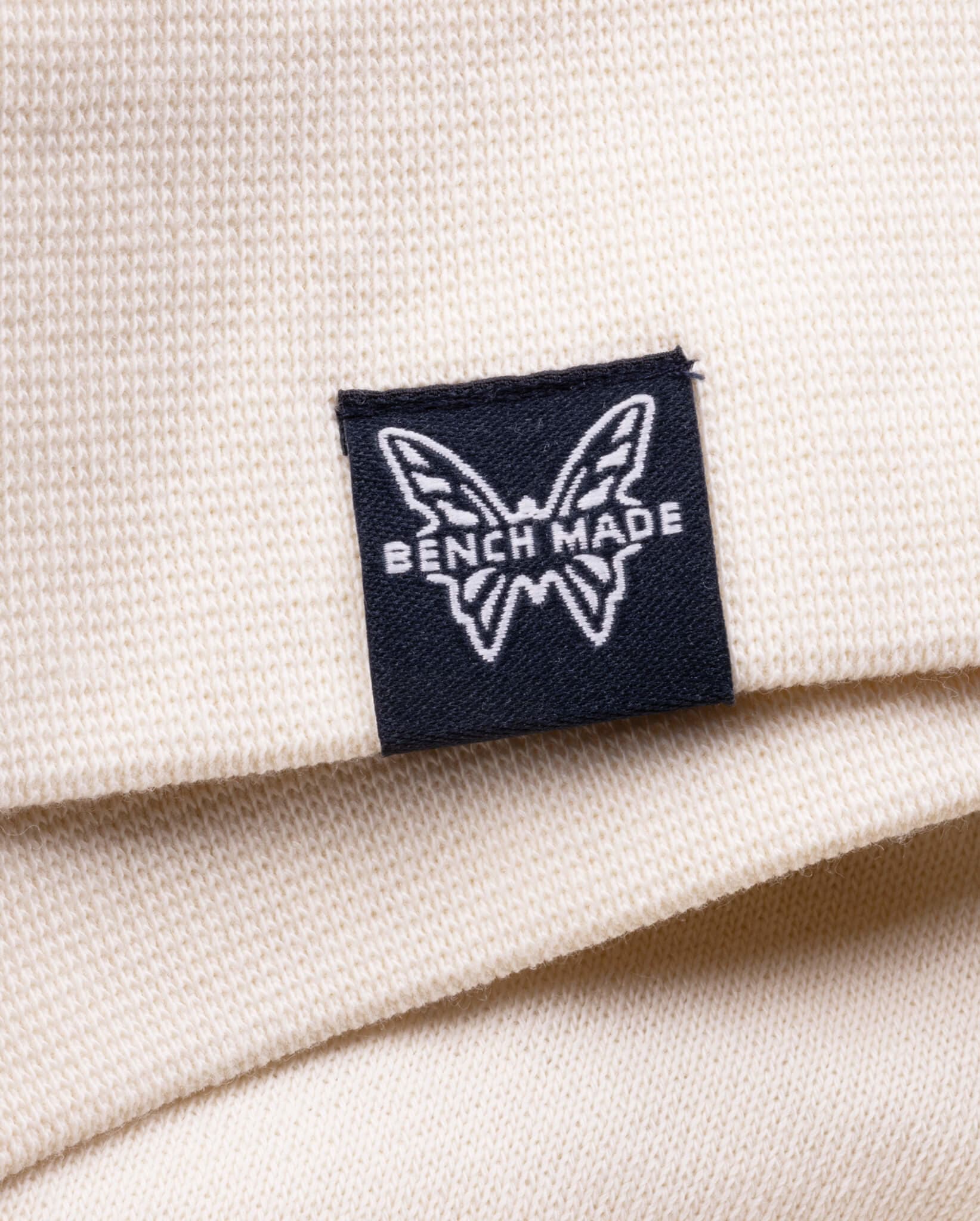 benchmade-logo-pullover-hoodie-damen-creme-hunter-orange-8-5oz image 4