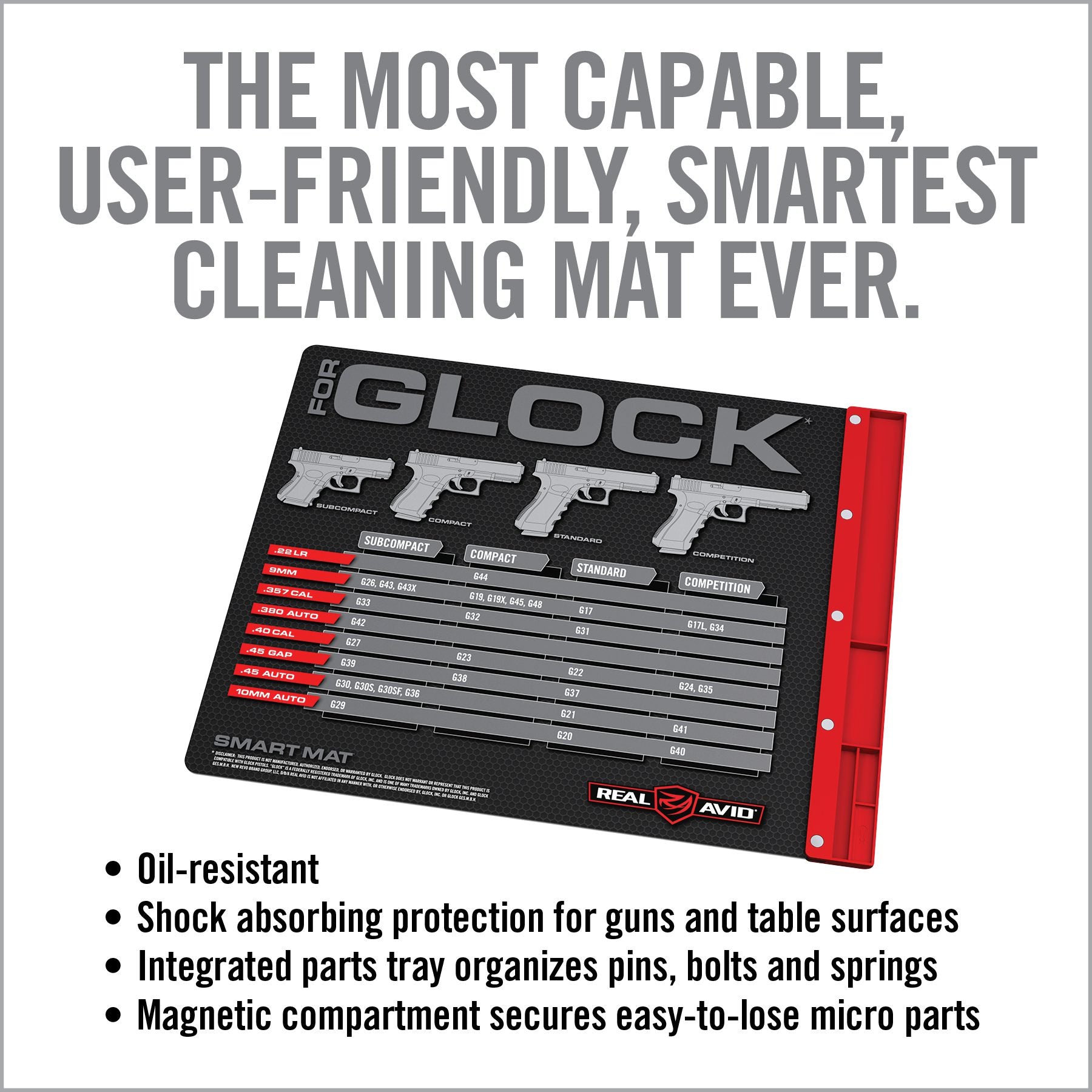 real-avid-smart-mat-f-r-glock-pistolen-reinigungsmatte-19-x-16-zoll image 6