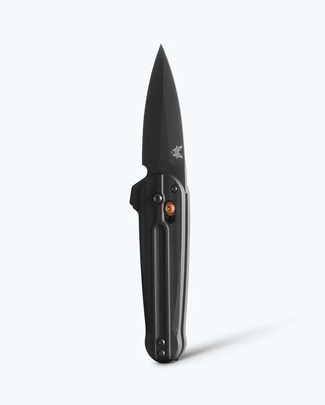 benchmade-lowden-491bk-02-black-g10-spear-point-flipper image 1