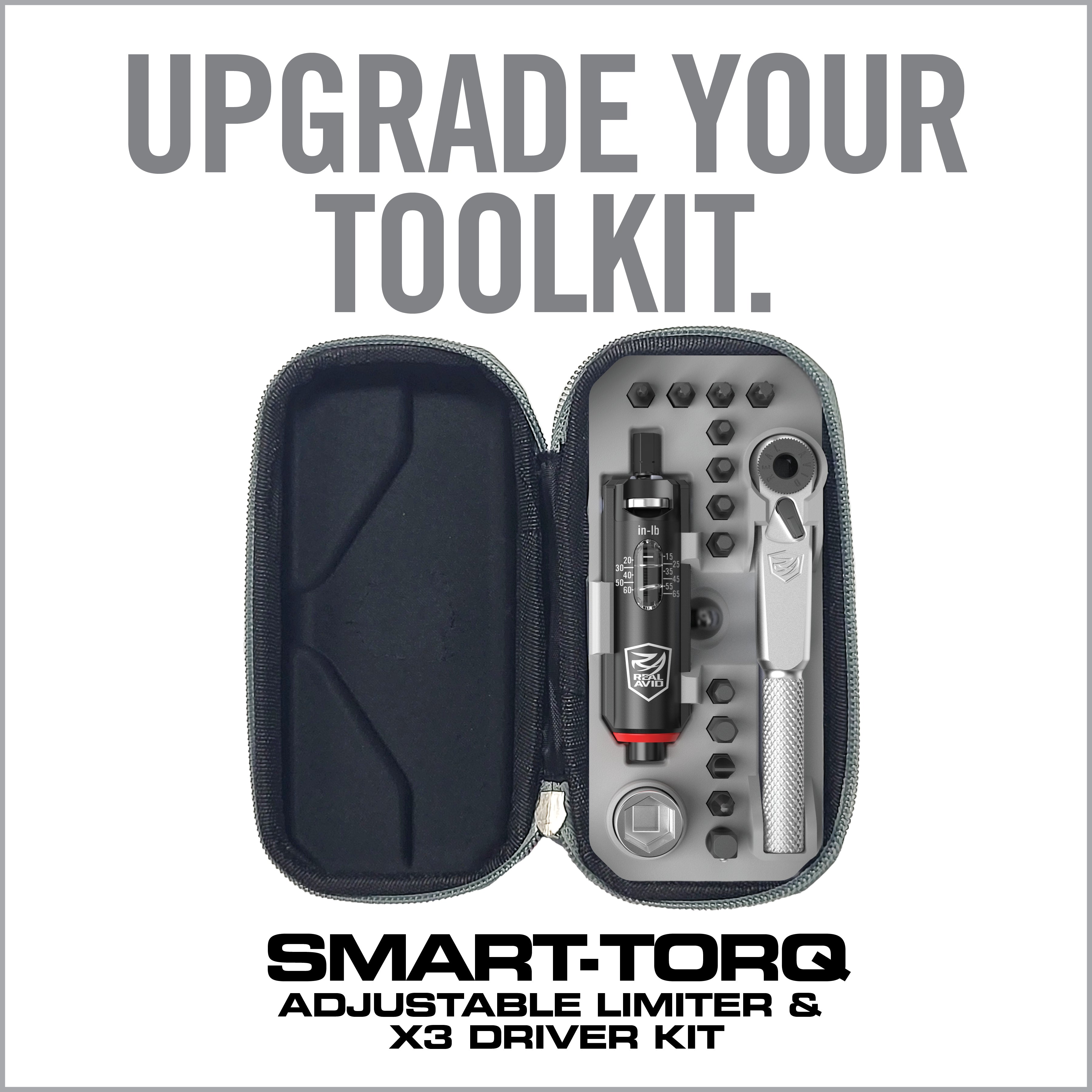 real-avid-smart-torq-adjustable-limiter-x3-driver-kit-drehmoment-set-15-65-in-lb image 2