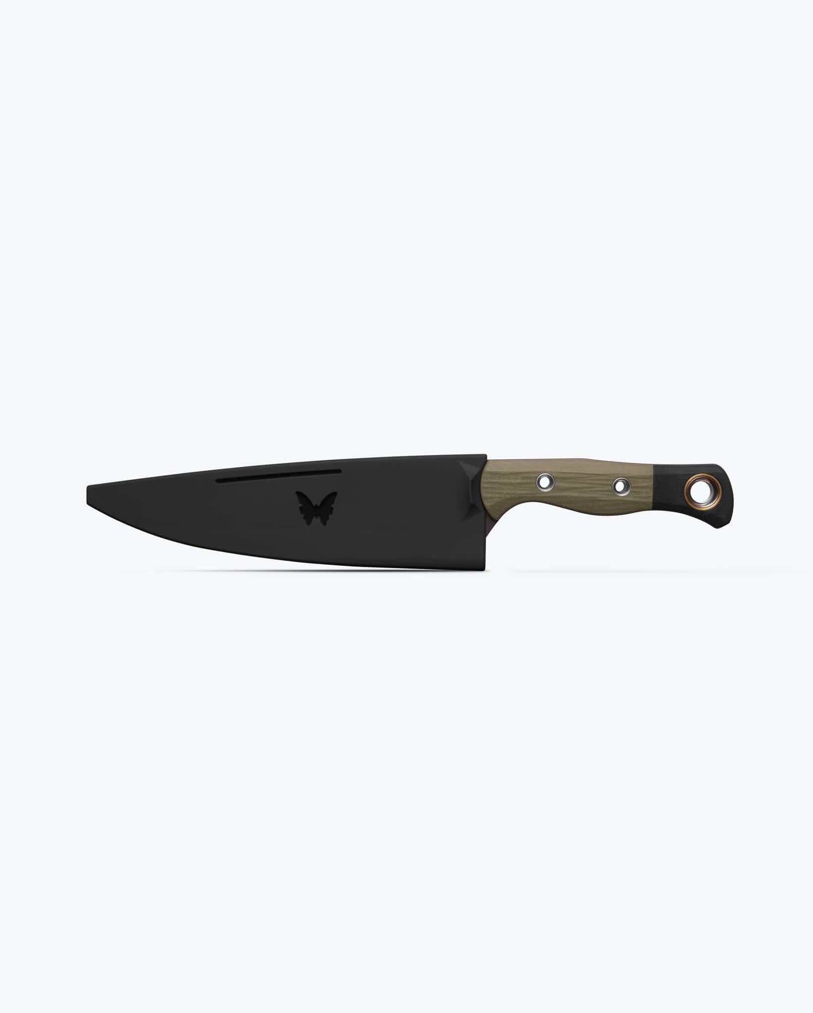 benchmade-chef-knife-4025bk-01-od-green-g10-kochmesser image 3