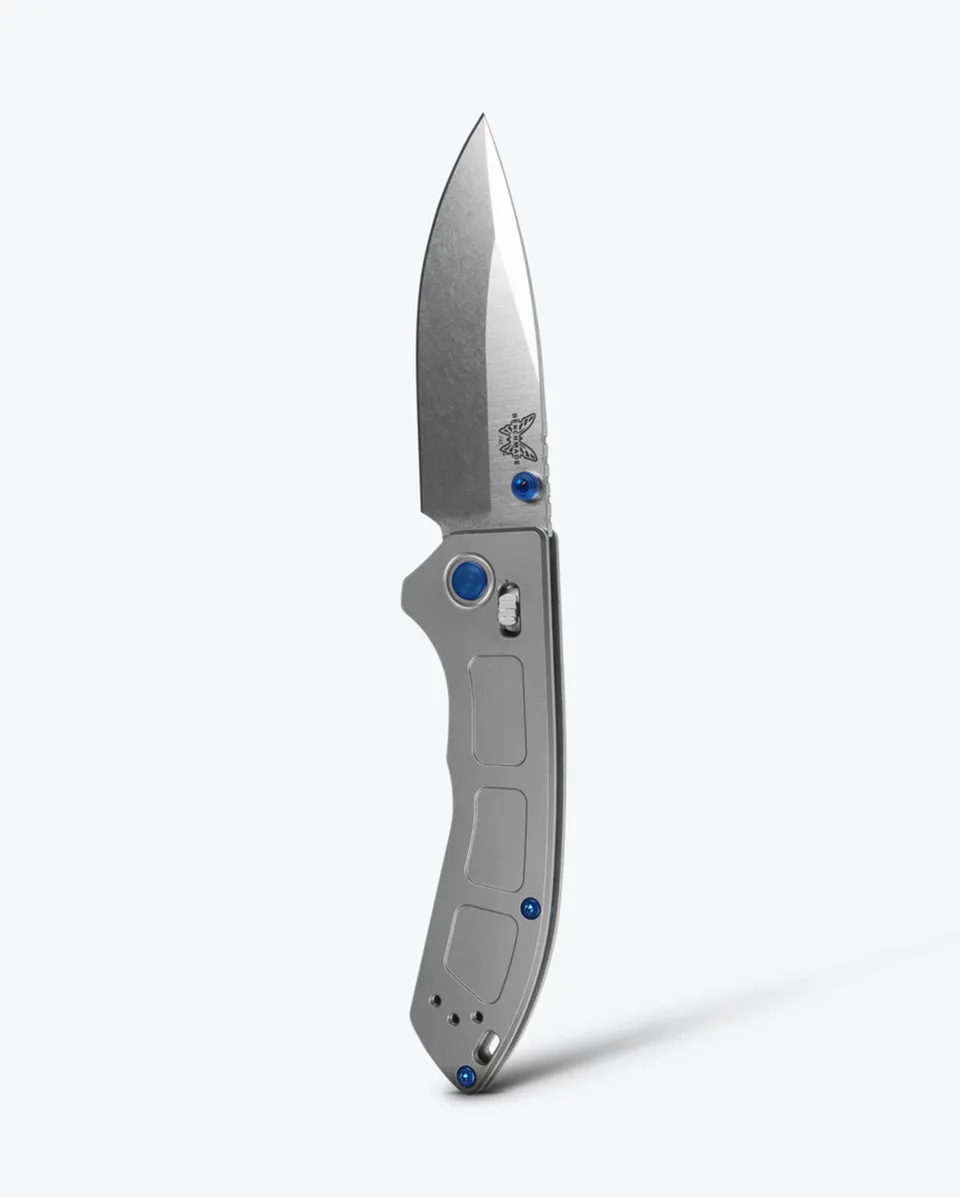 benchmade-mini-narrows-743-titan-edc-klappmesser-drop-point image 1