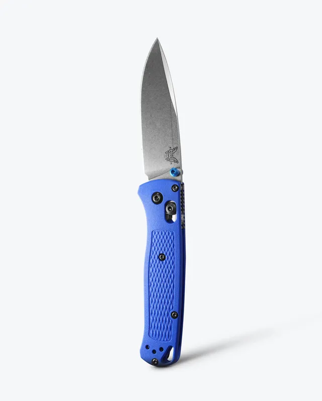 benchmade-bugout-535-blue-grivory-drop-point-klappmesser image 1