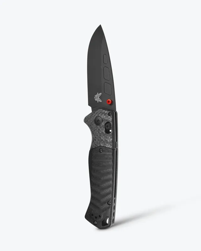 benchmade-psk-593bk-01-carbon-fiber-black-g10-drop-point-survival-folder image 1