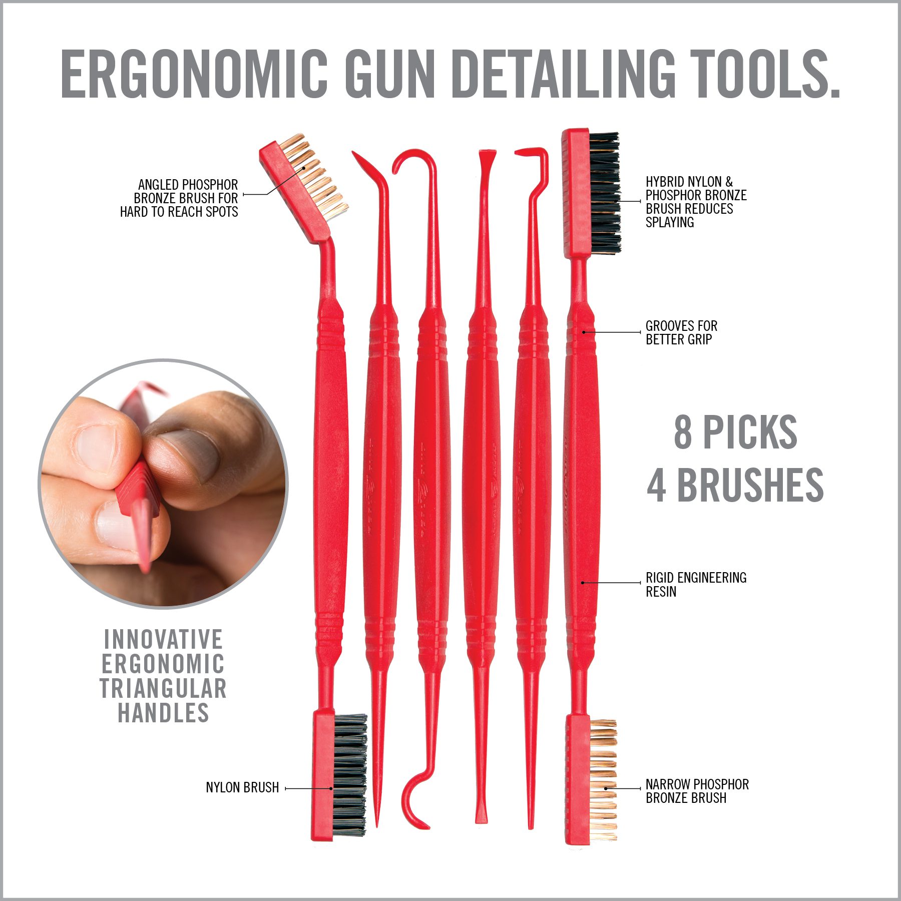real-avid-accu-grip-picks-brushes-12-teiliges-reinigungs-werkzeugset image 3