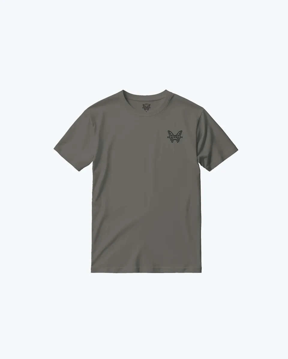 benchmade-trawler-ss-tee-asphalt-baumwoll-t-shirt image 1