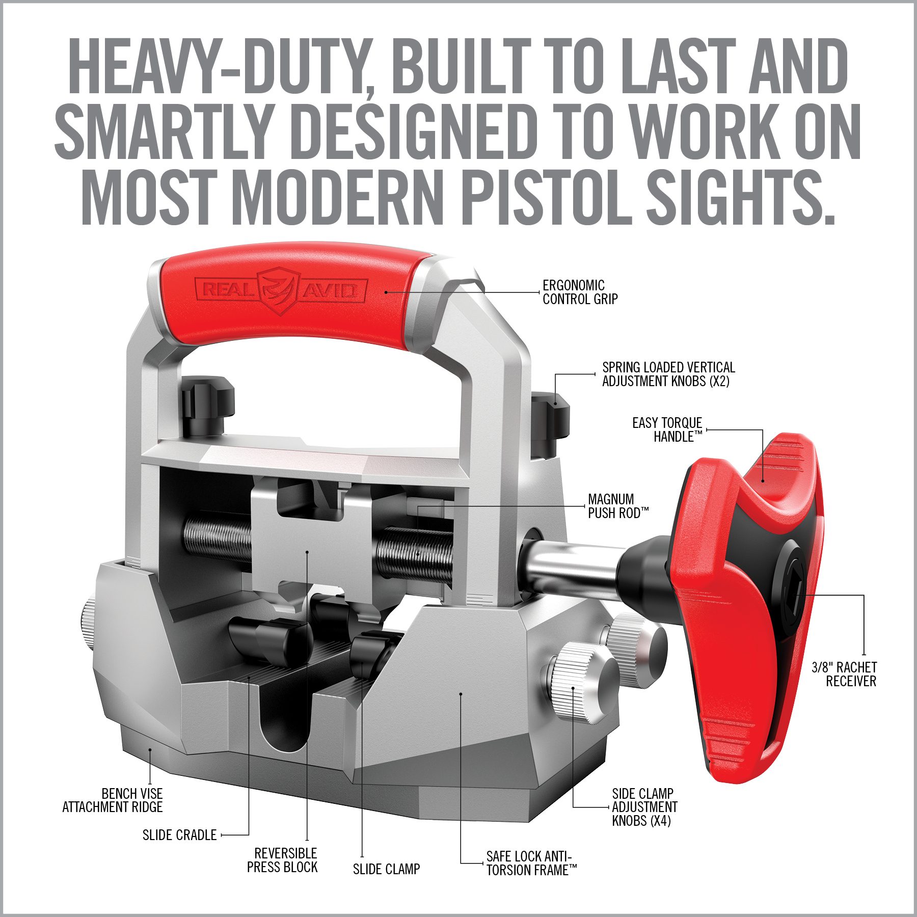 real-avid-master-sight-pusher-pistole-profi-visierdr-cker-inkl-gun-tool-amp-grat image 6