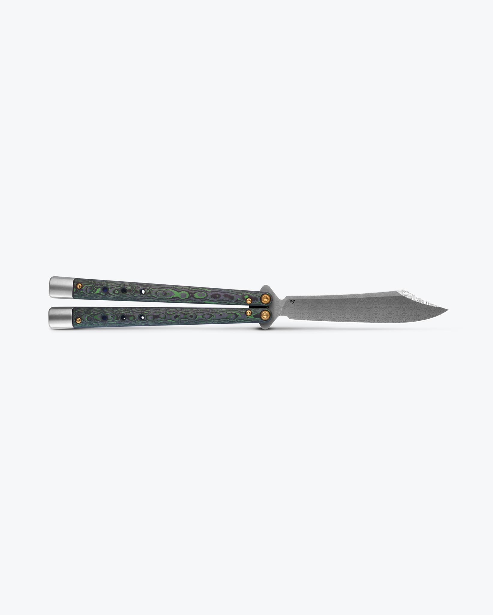 benchmade-necron-99-242-butterflymesser-gold-class-jungle-wear-green image 4