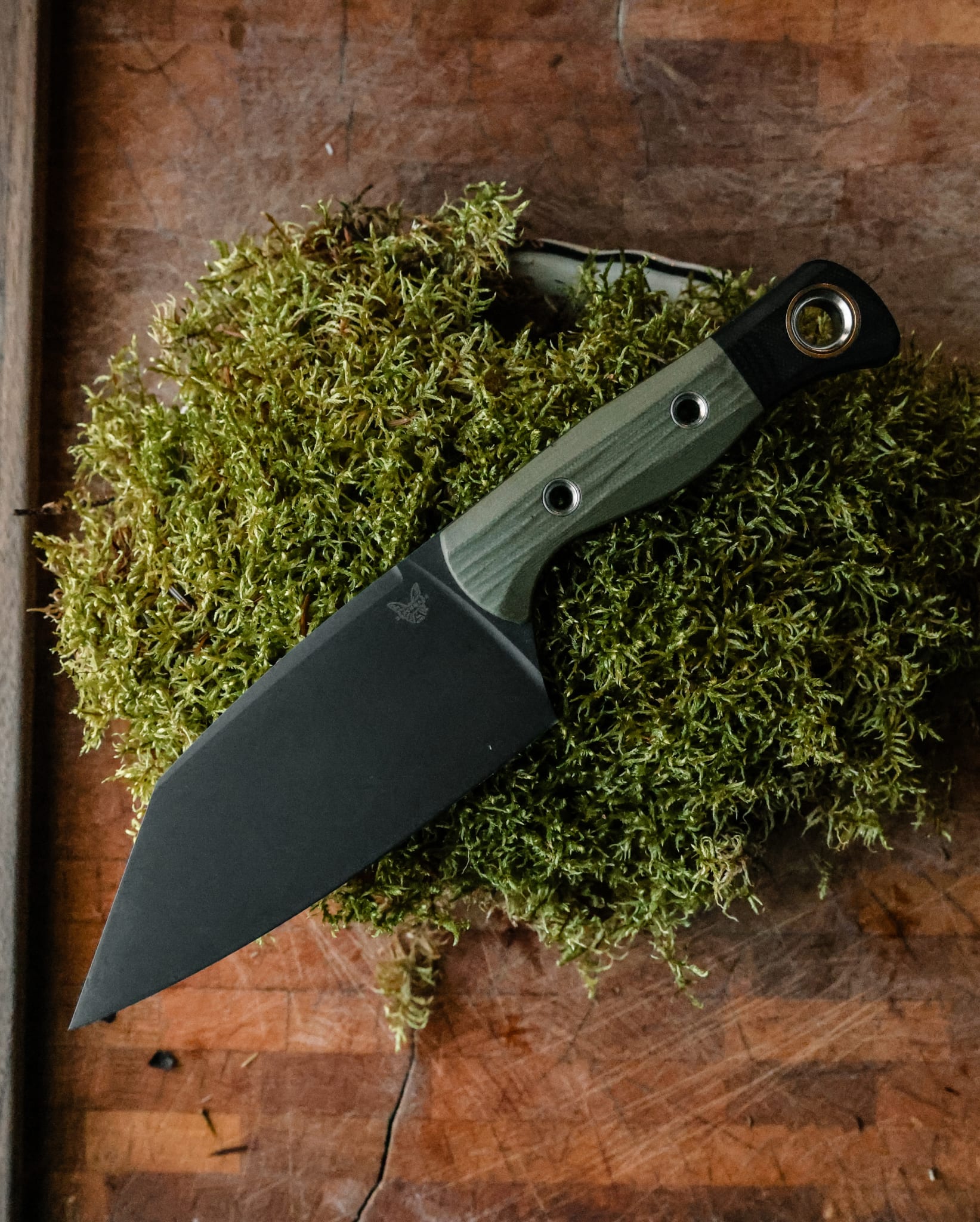 benchmade-station-knife-od-green-g10-feststehendes-k-chenmesser image 3