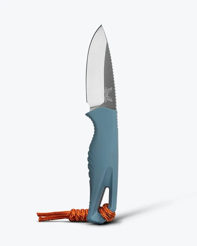 benchmade-intersect-18050-feststehendes-messer-depth-blue-santoprene-drop-point- image 1