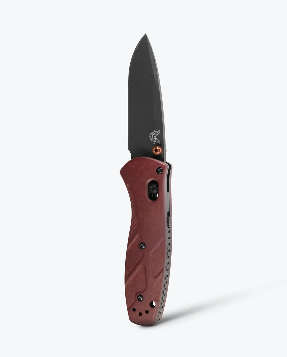 benchmade-mini-barrage-585bk-04-drop-point-taschenmesser-redstone image 1