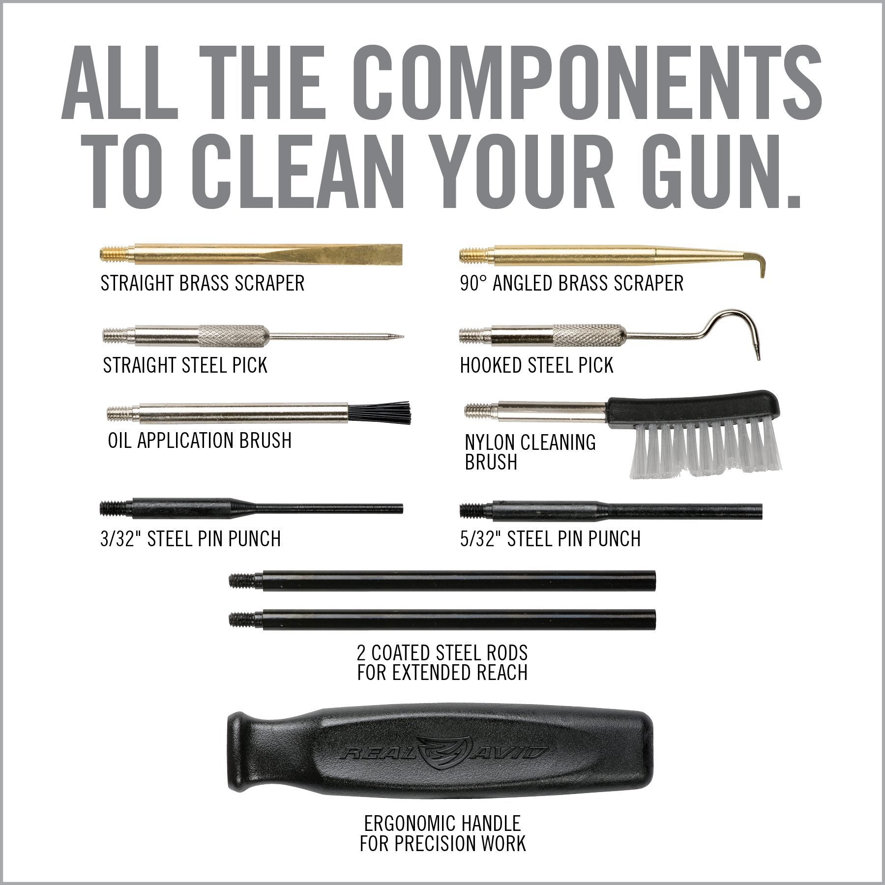 real-avid-gun-boss-pro-precision-cleaning-tools-detail-reinigungsset image 7