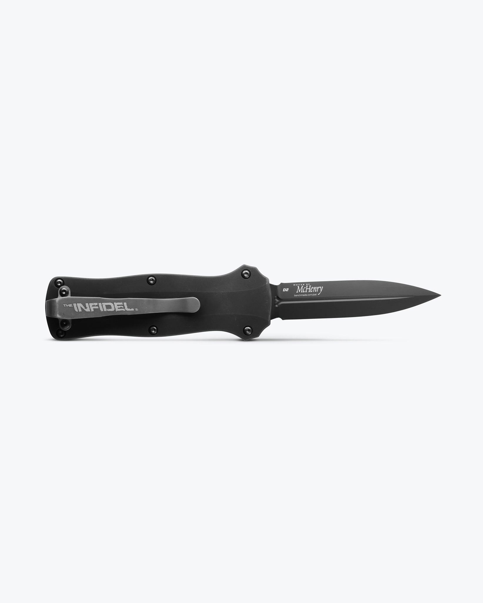 benchmade-mini-infidel-otf-automatikmesser-black-aluminium-dagger image 4