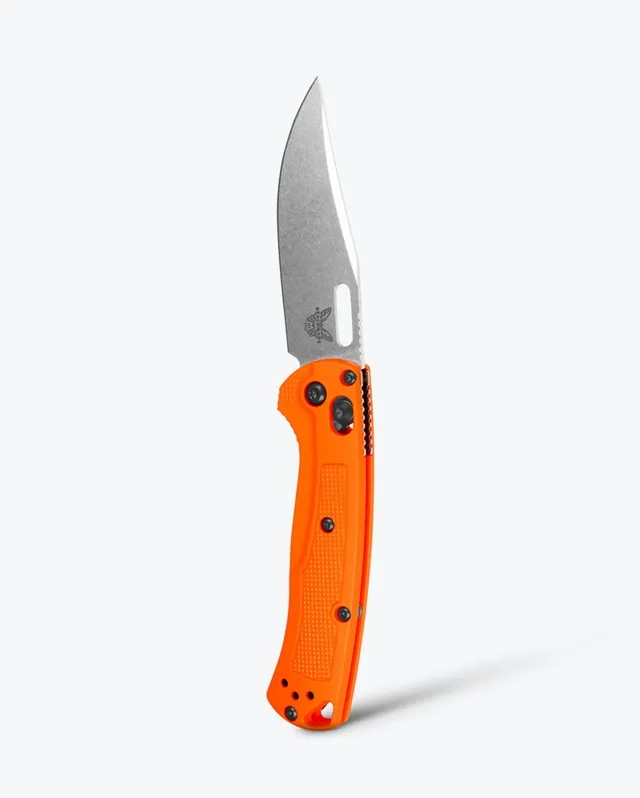 benchmade-mini-taggedout-15533-jagd-klappmesser-orange-grivory image 1