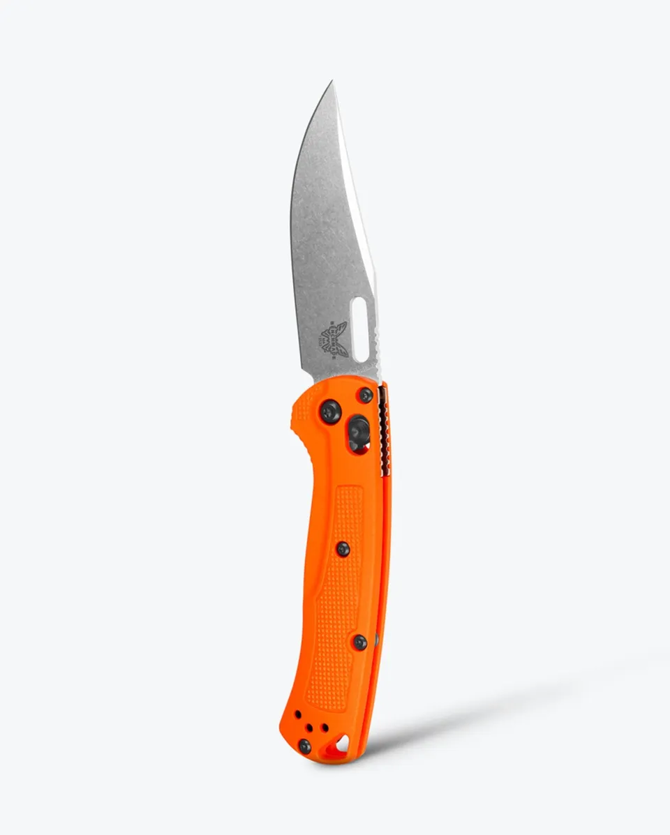 benchmade-mini-taggedout-15533-jagd-klappmesser-orange-grivory image 1