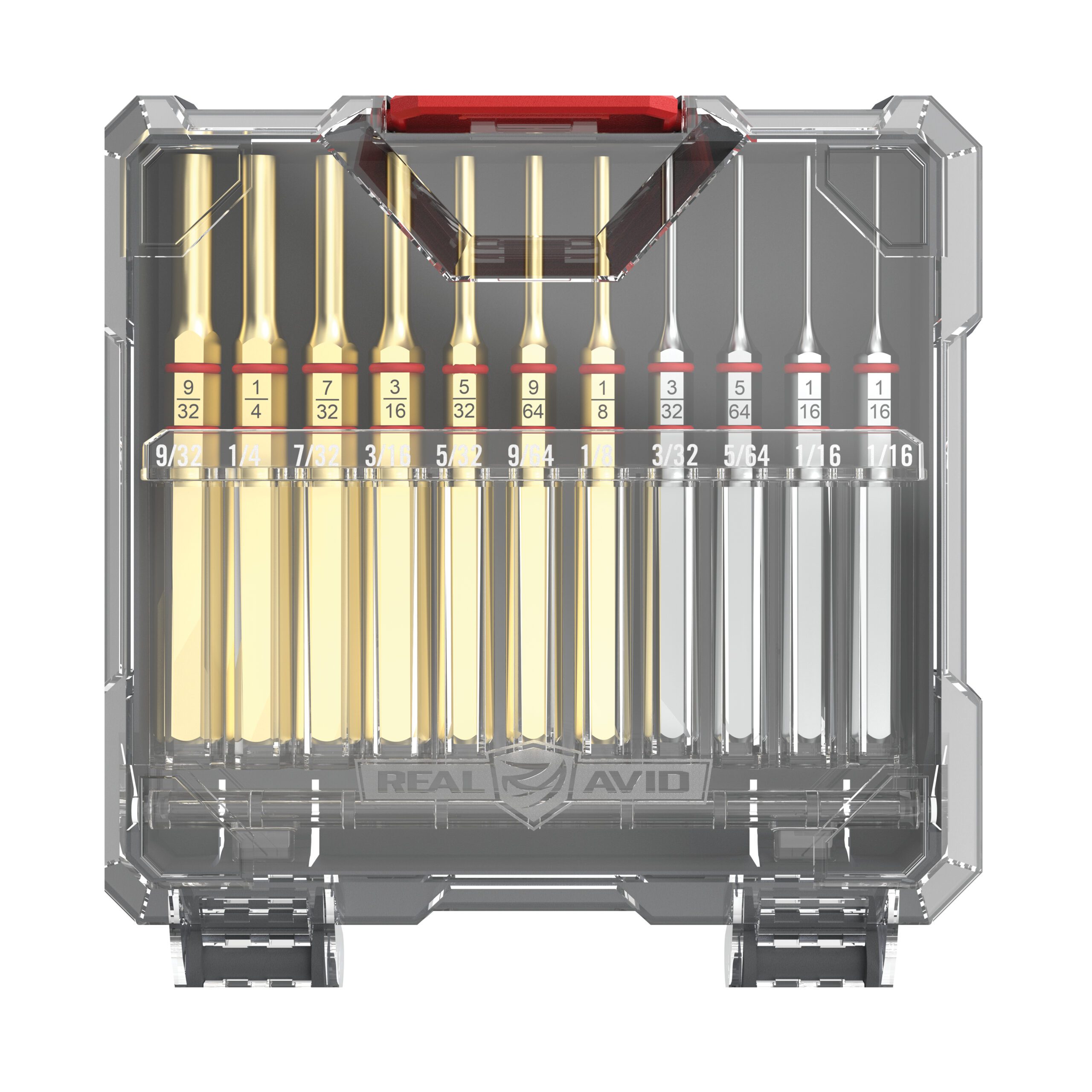 real-avid-accu-punch-11-teiliges-splinttreiber-set-messing-stahl image 1