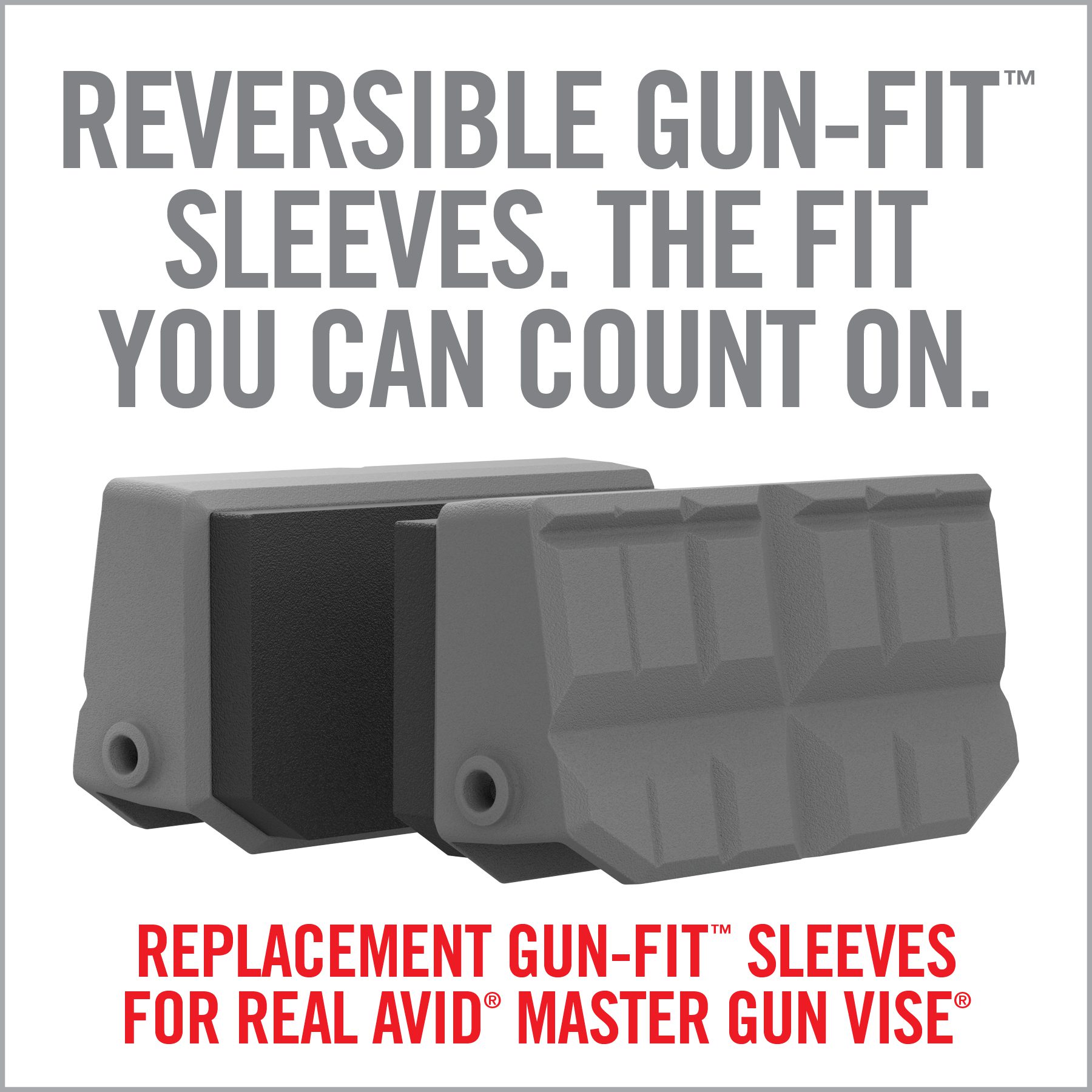 real-avid-smart-jaws-gun-fit-f-r-master-gun-vise-austauschbacken-umkehrbares-des image 2