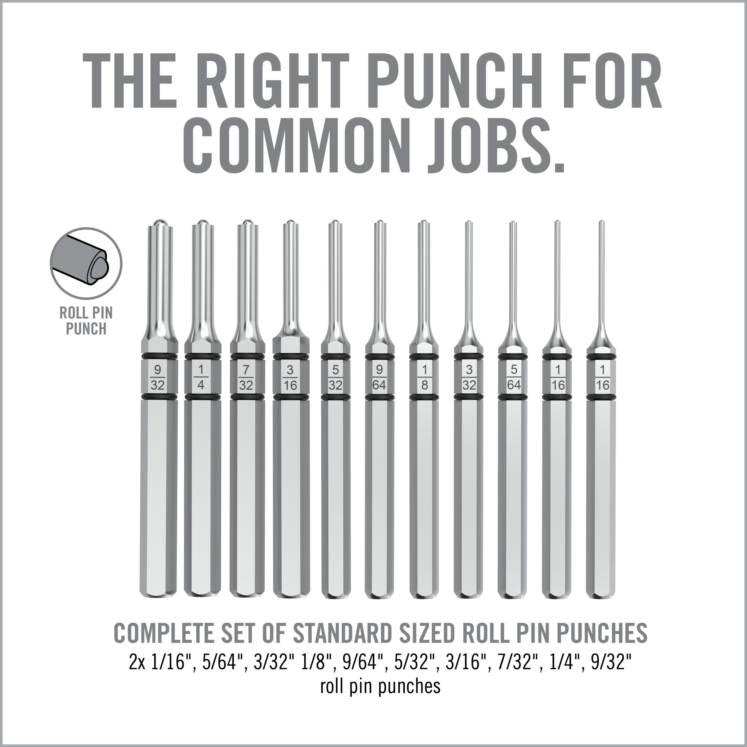 real-avid-accu-punch-11-teiliges-roll-pin-punch-set image 3