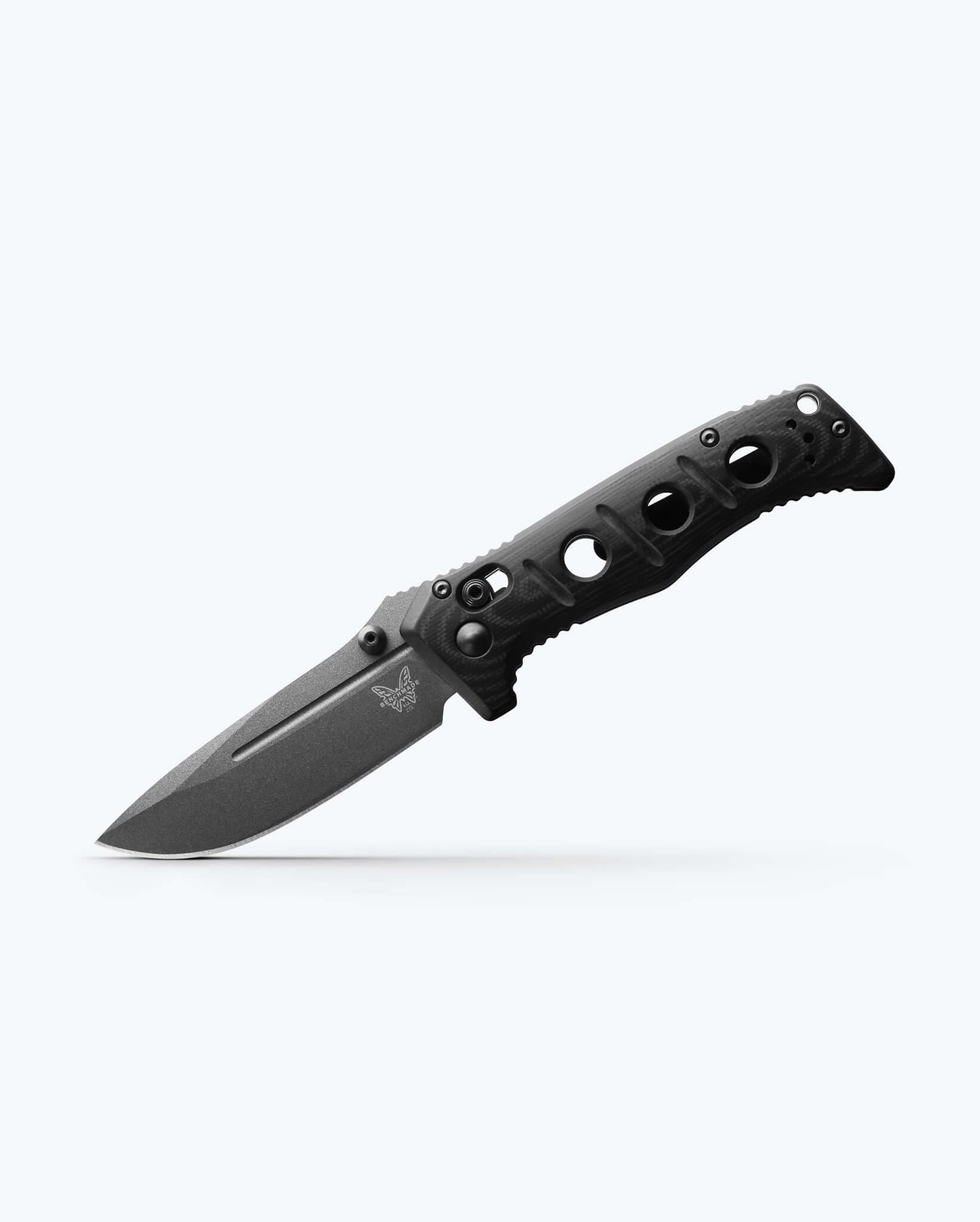 benchmade-mini-adamas-273-04-klappmesser-drop-point-black-g10 image 2