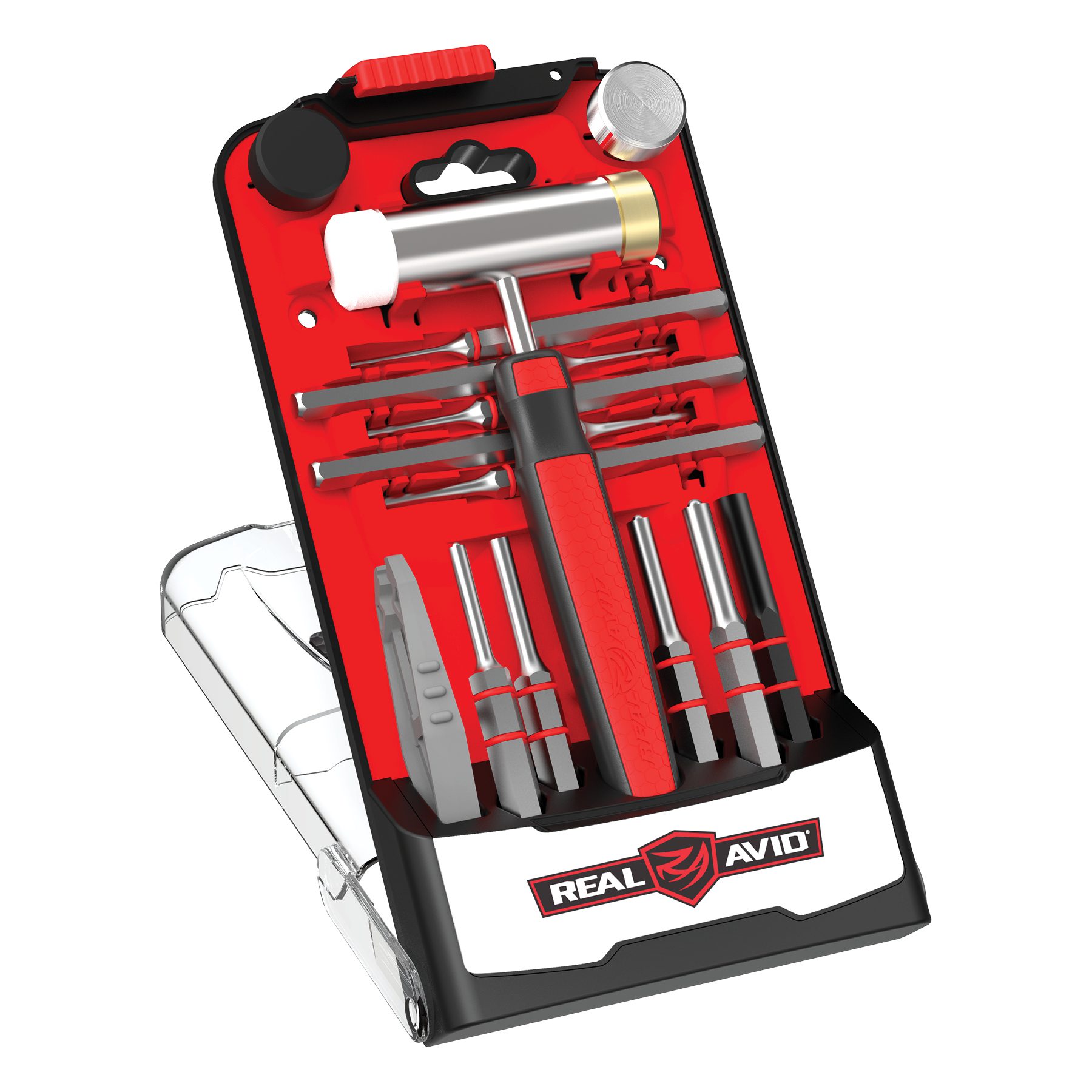 real-avid-accu-punch-hammer-roll-pin-punch-set-splinttreiber-set-mit-hammer image 2