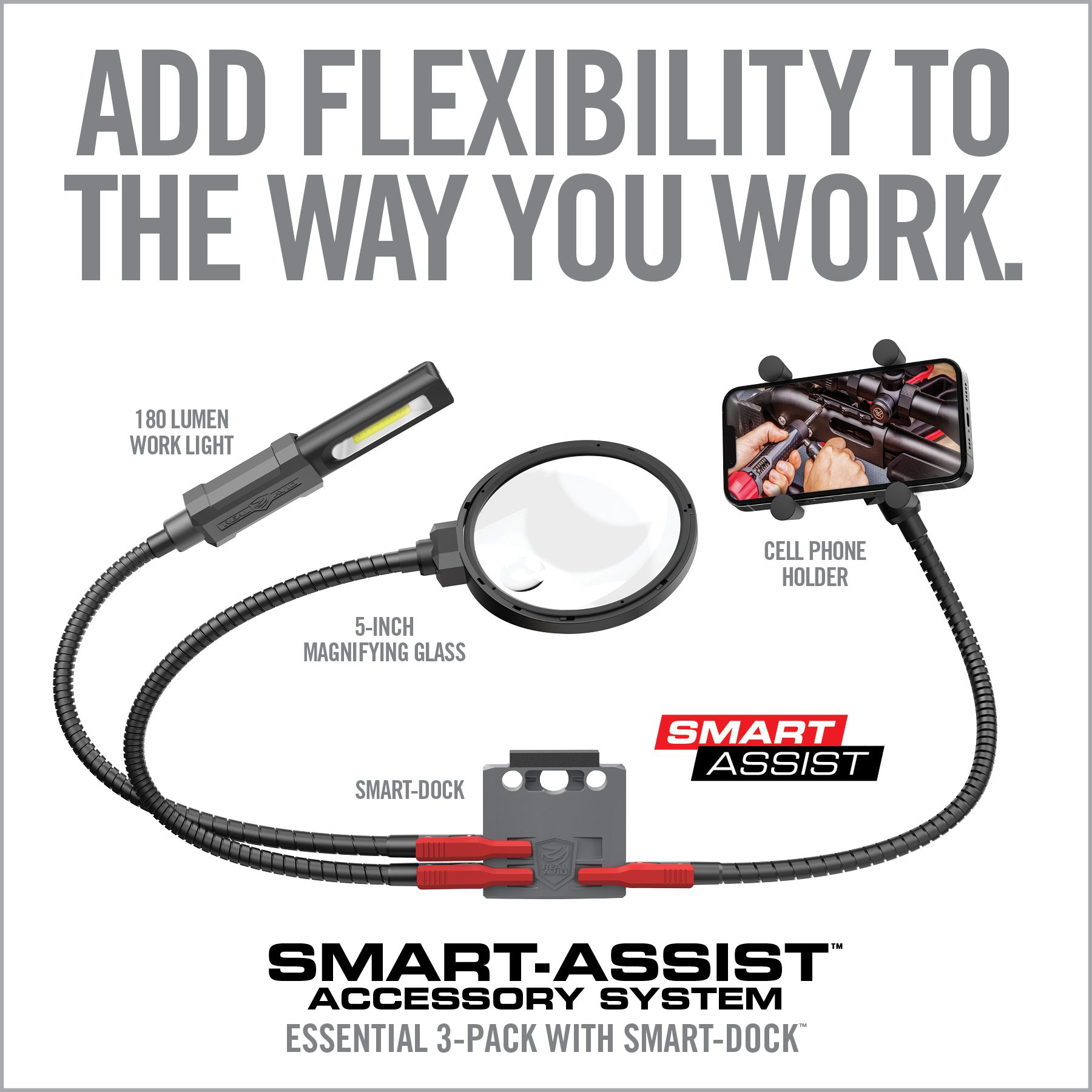 real-avid-smart-assist-quick-connect-system-essential-3er-set-mit-smart-dock image 2