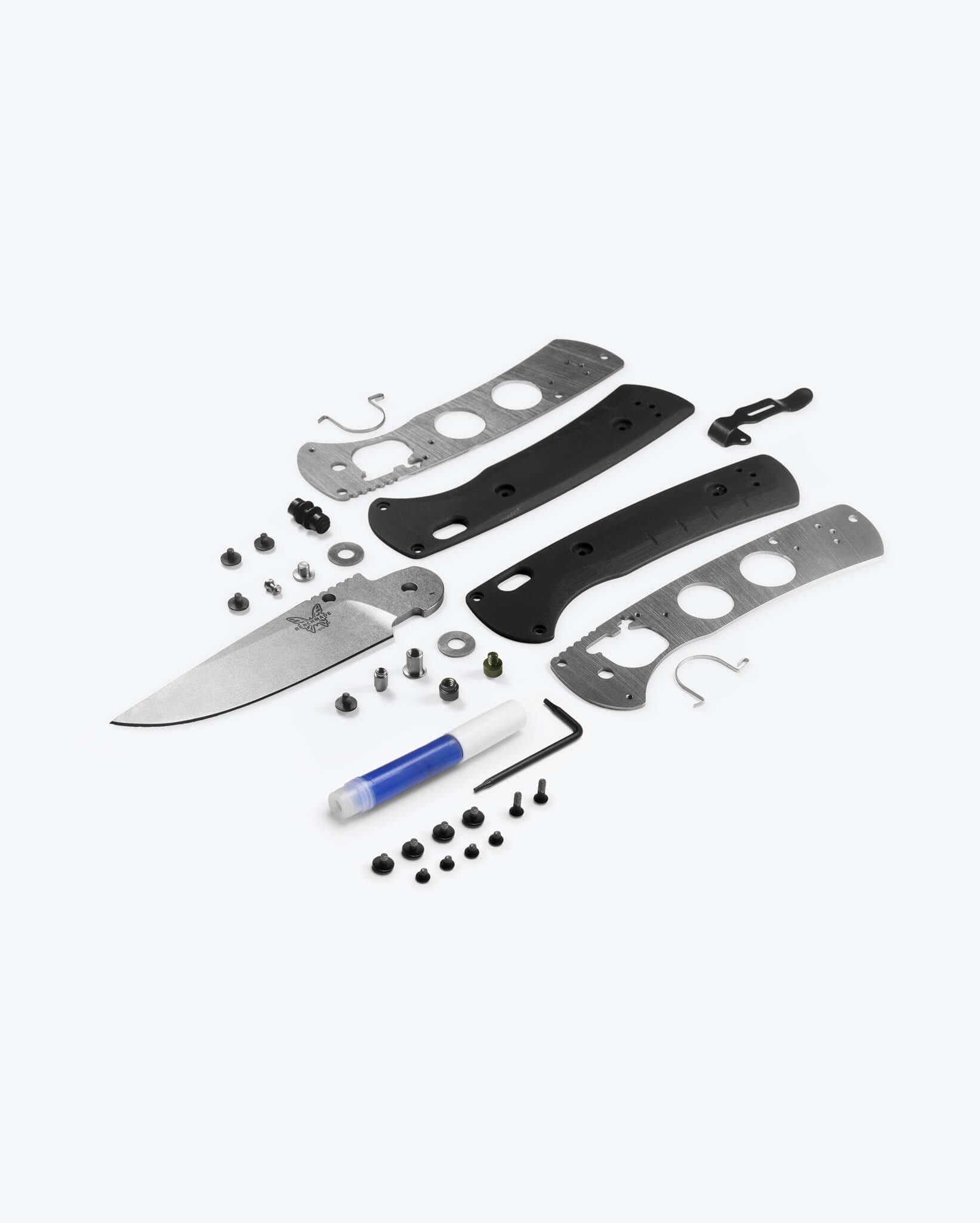 benchmade-slipridge-handle-set-50261-griffschalen-black-canvas-micarta-f-r-15090 image 6
