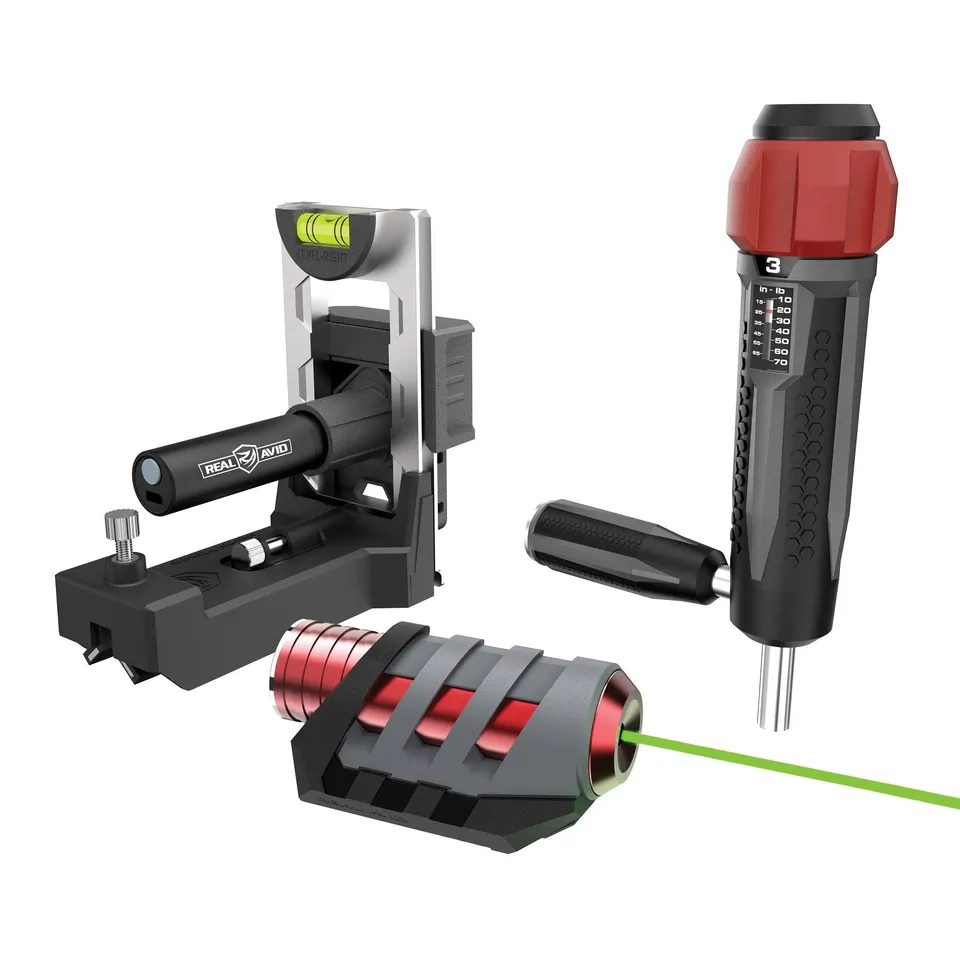 real-avid-master-grade-scope-mounting-bore-sighting-kit-optik-montage-set image 1