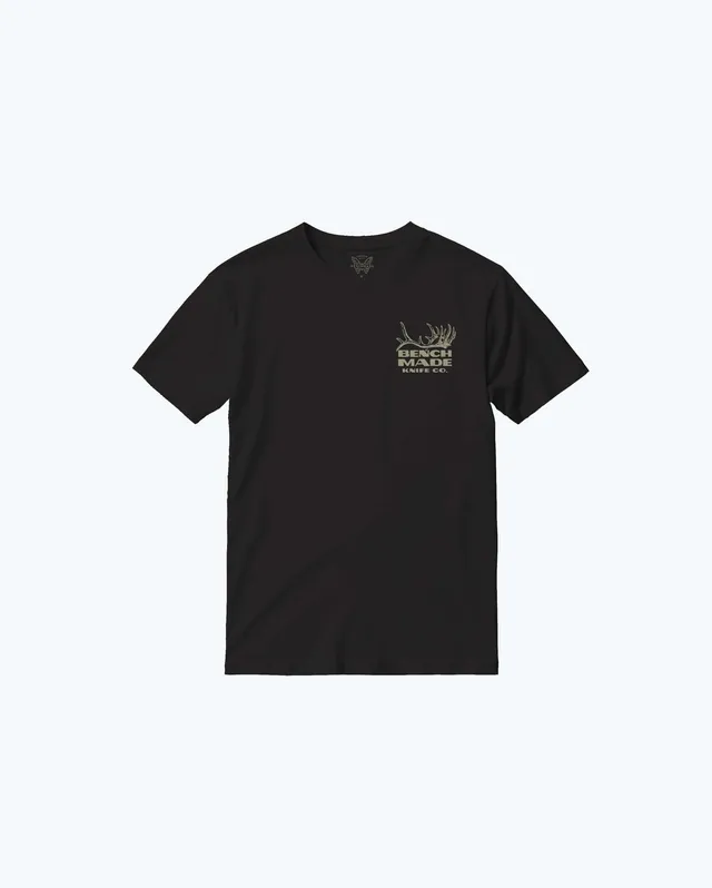 benchmade-antler-ss-mens-tee-t-shirt-black-graphic-cotton image 1