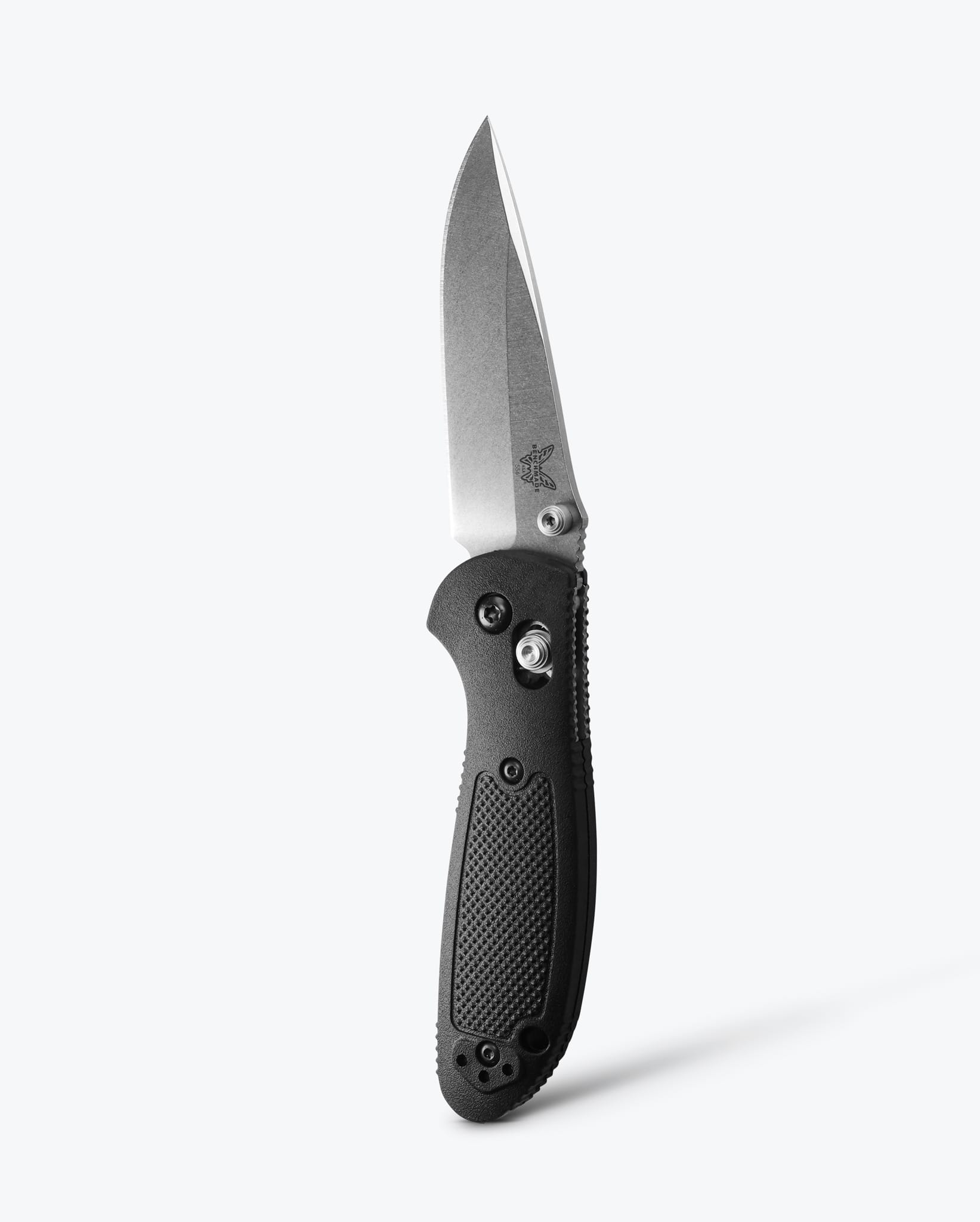 benchmade-mini-griptilian-556-s30v-klappmesser-black-grivory-drop-point image 1
