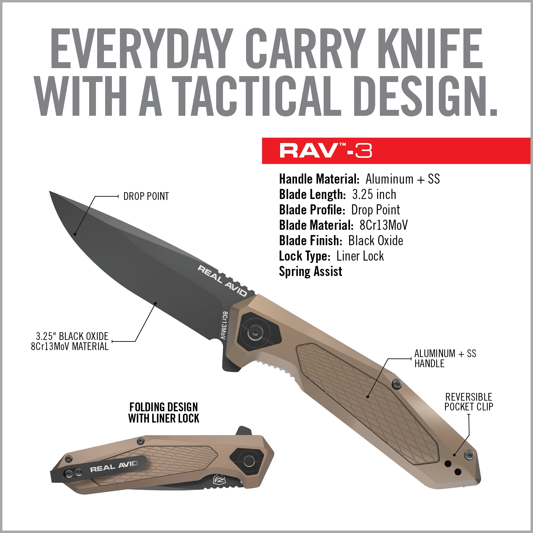 real-avid-gun-tool-amp-1911-rav-3-edc-messer-combo image 4