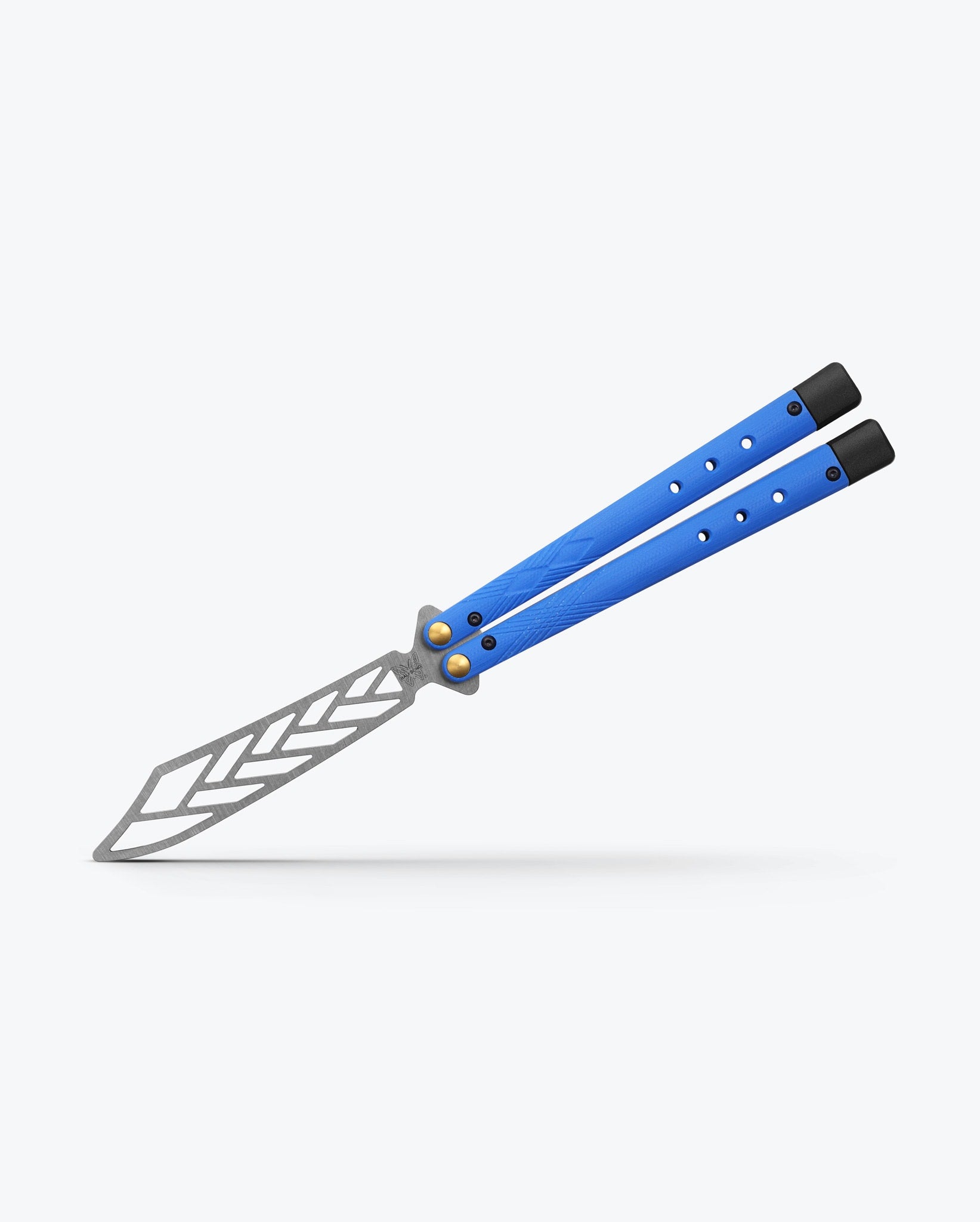 benchmade-necron-trainer-99t-blue-g10-scimitar-balisong-trainer image 2