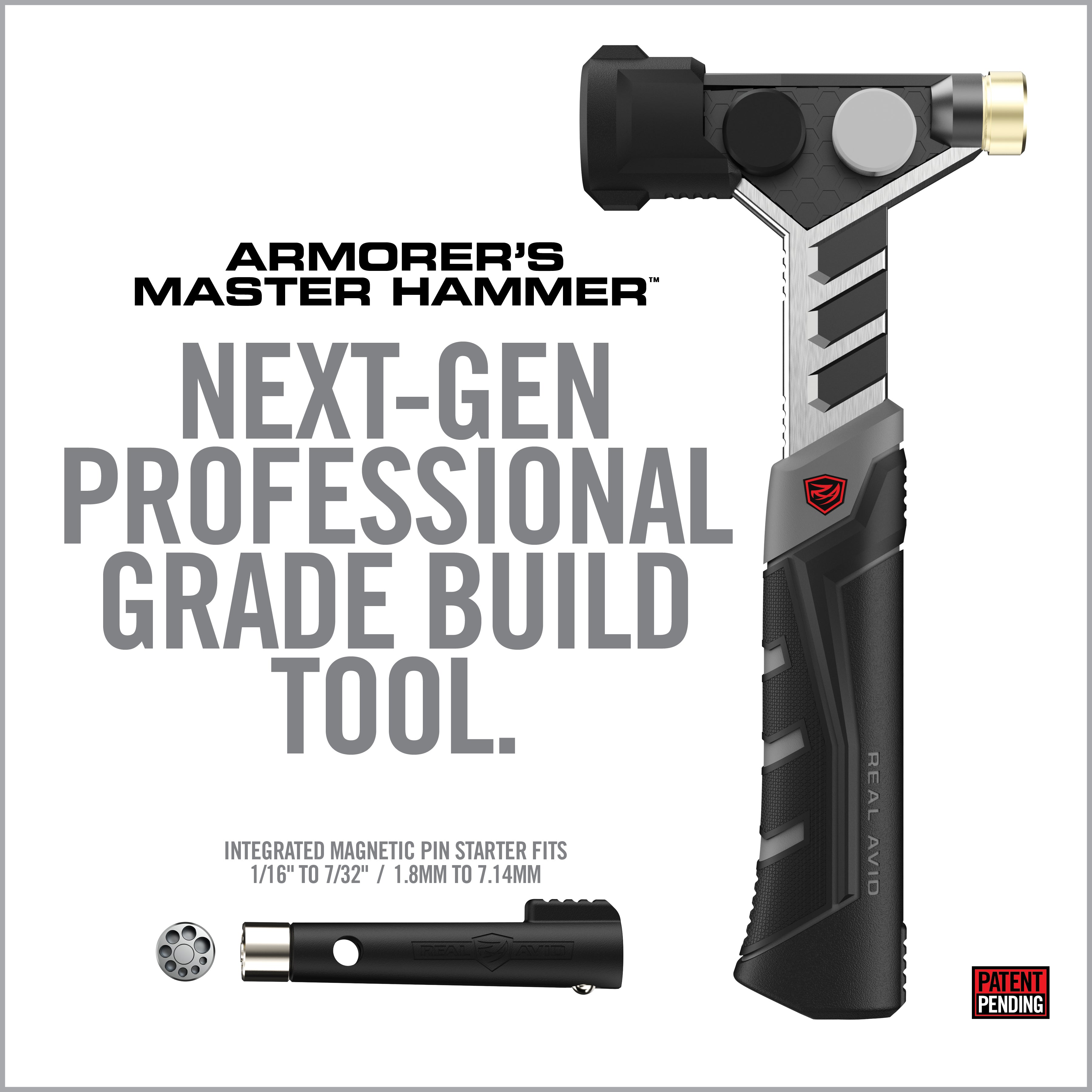 real-avid-accu-punch-master-set-armorer-s-master-hammer image 7