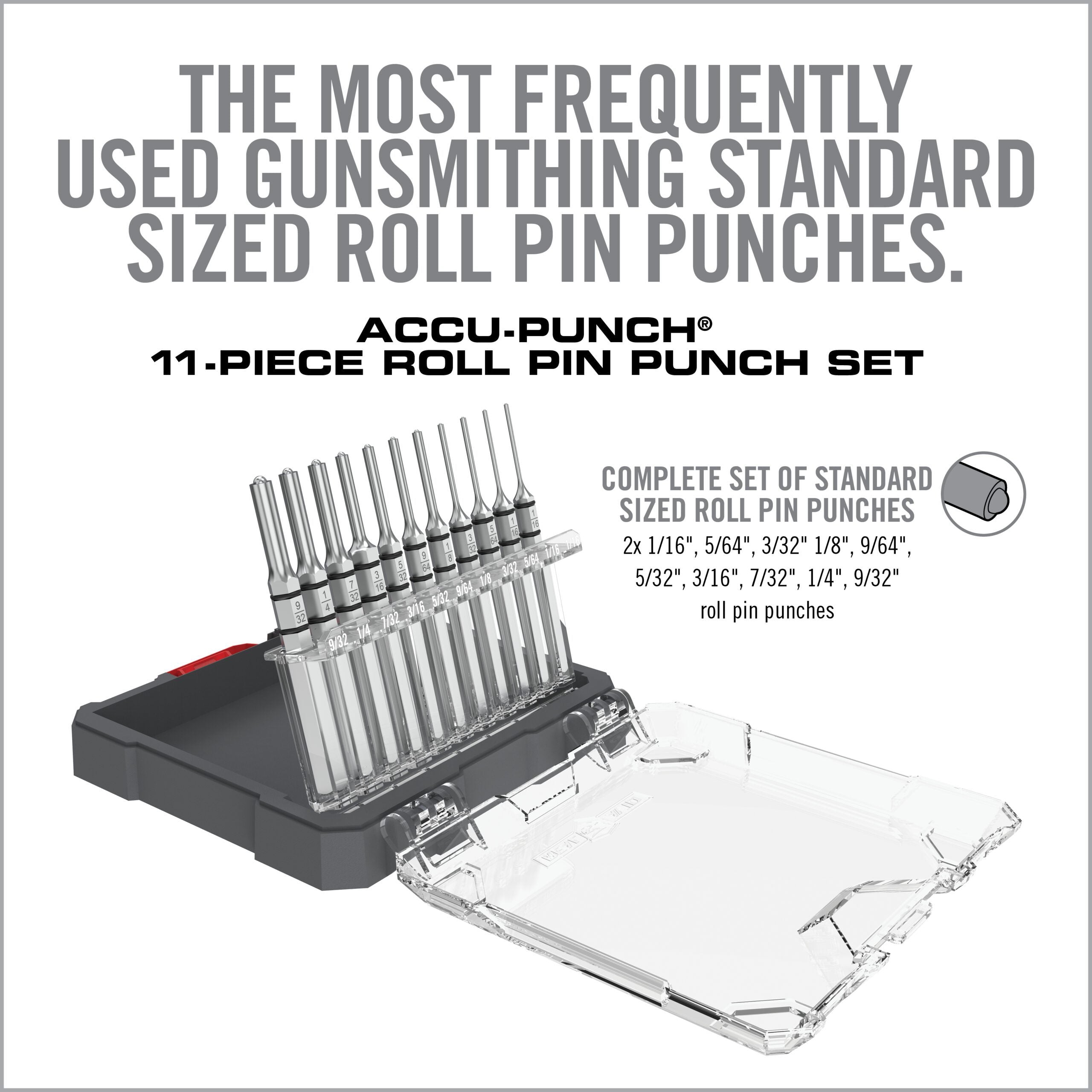 real-avid-accu-punch-11-teiliges-roll-pin-punch-set image 2