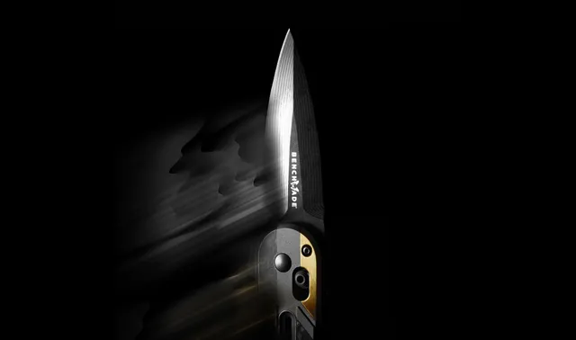 benchmade-lowden-491bk-261-gold-class-sammlermesser-titan-damasteel image 1