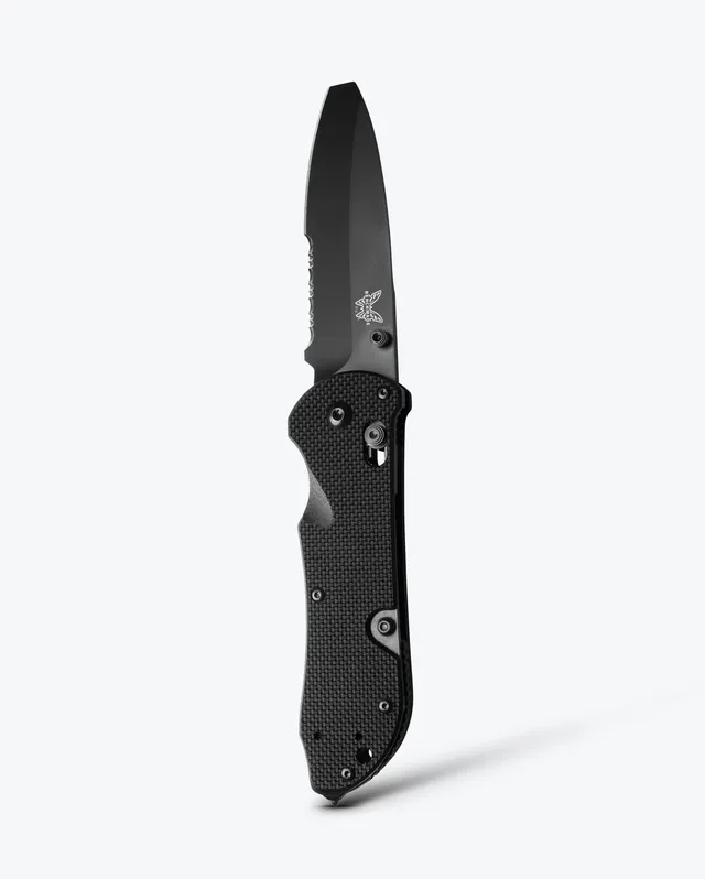 benchmade-triage-916sbk-rettungsmesser-black-g10-blunt-tip image 1