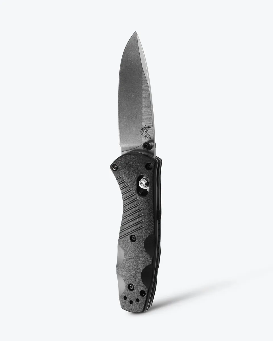 benchmade-mini-barrage-585-klappmesser-black-valox-drop-point image 1
