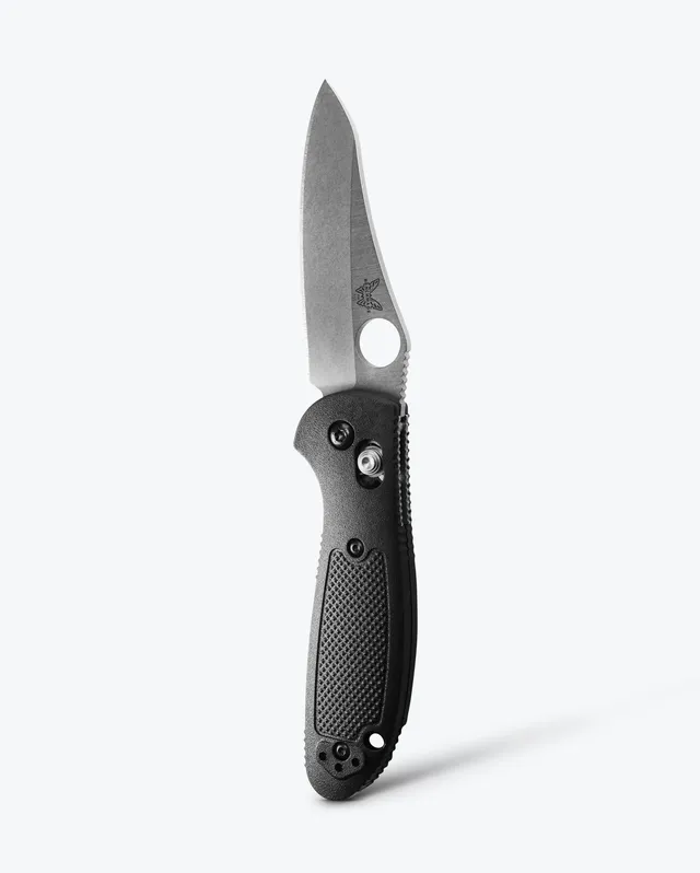 benchmade-mini-griptilian-555-s30v-black-grivory-sheepsfoot-taschenmesser image 1
