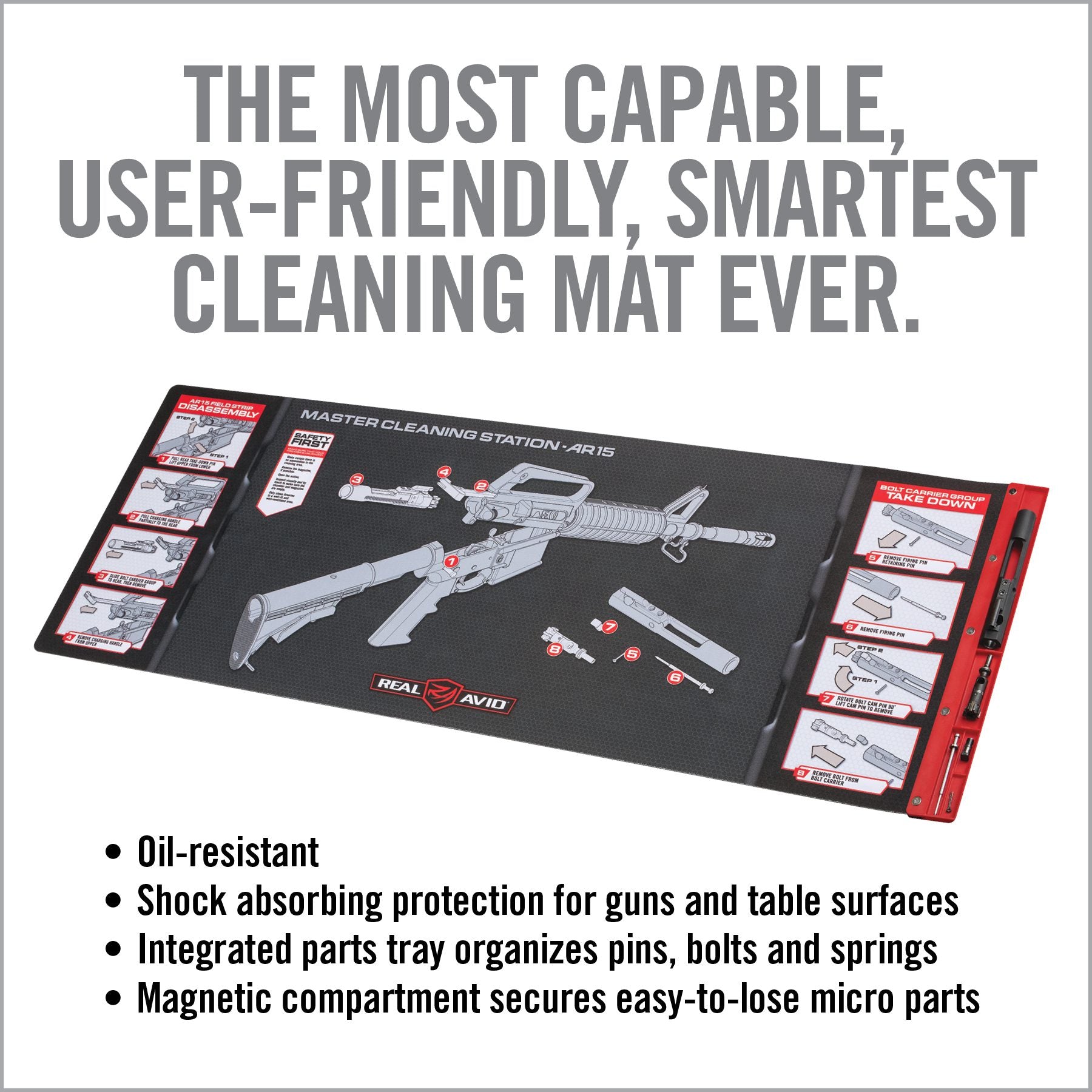 real-avid-smart-mat-ar15-waffen-reinigungsmatte-mit-teileablage image 6