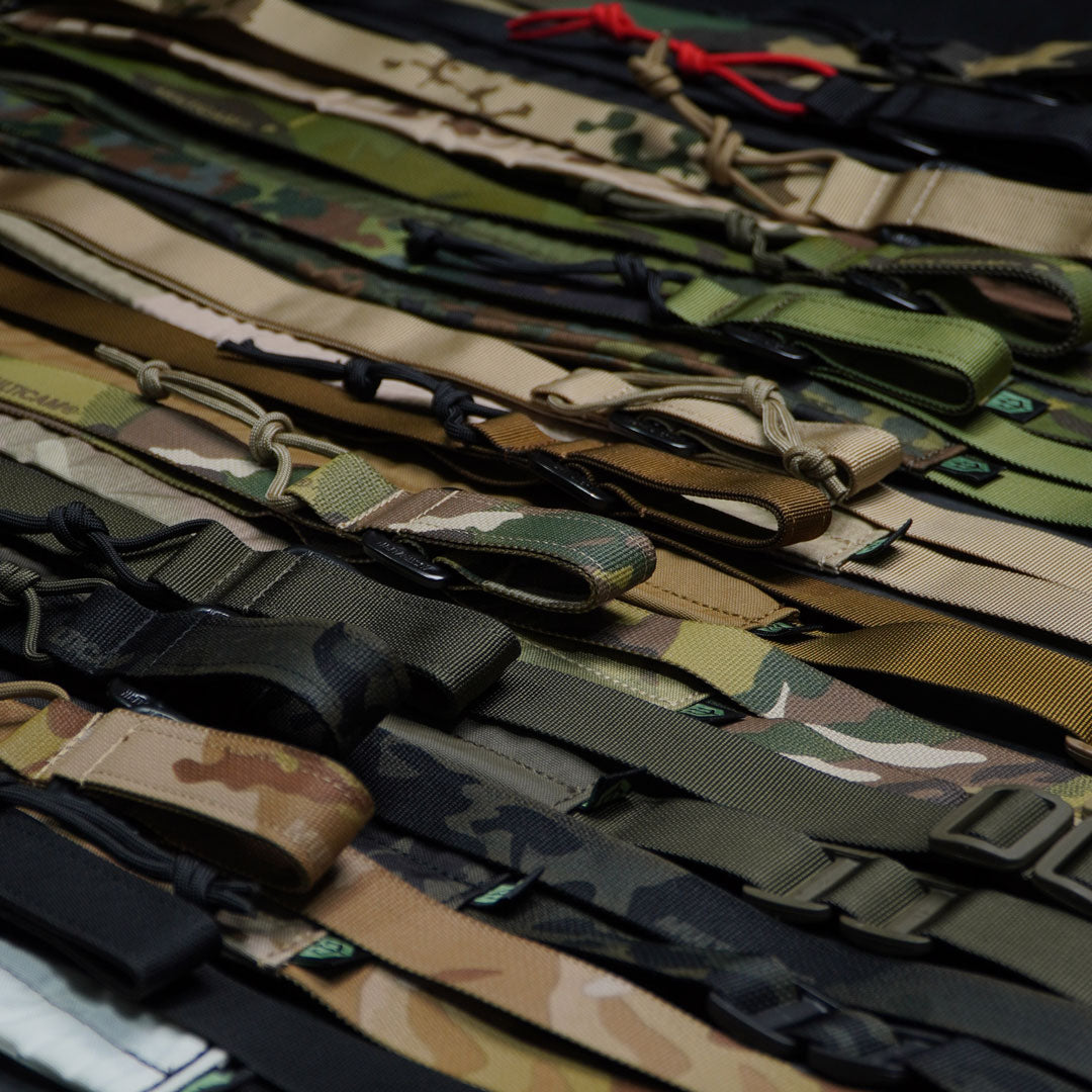black-trident-two-point-sling-gewehrriemen-gepolstert image 1