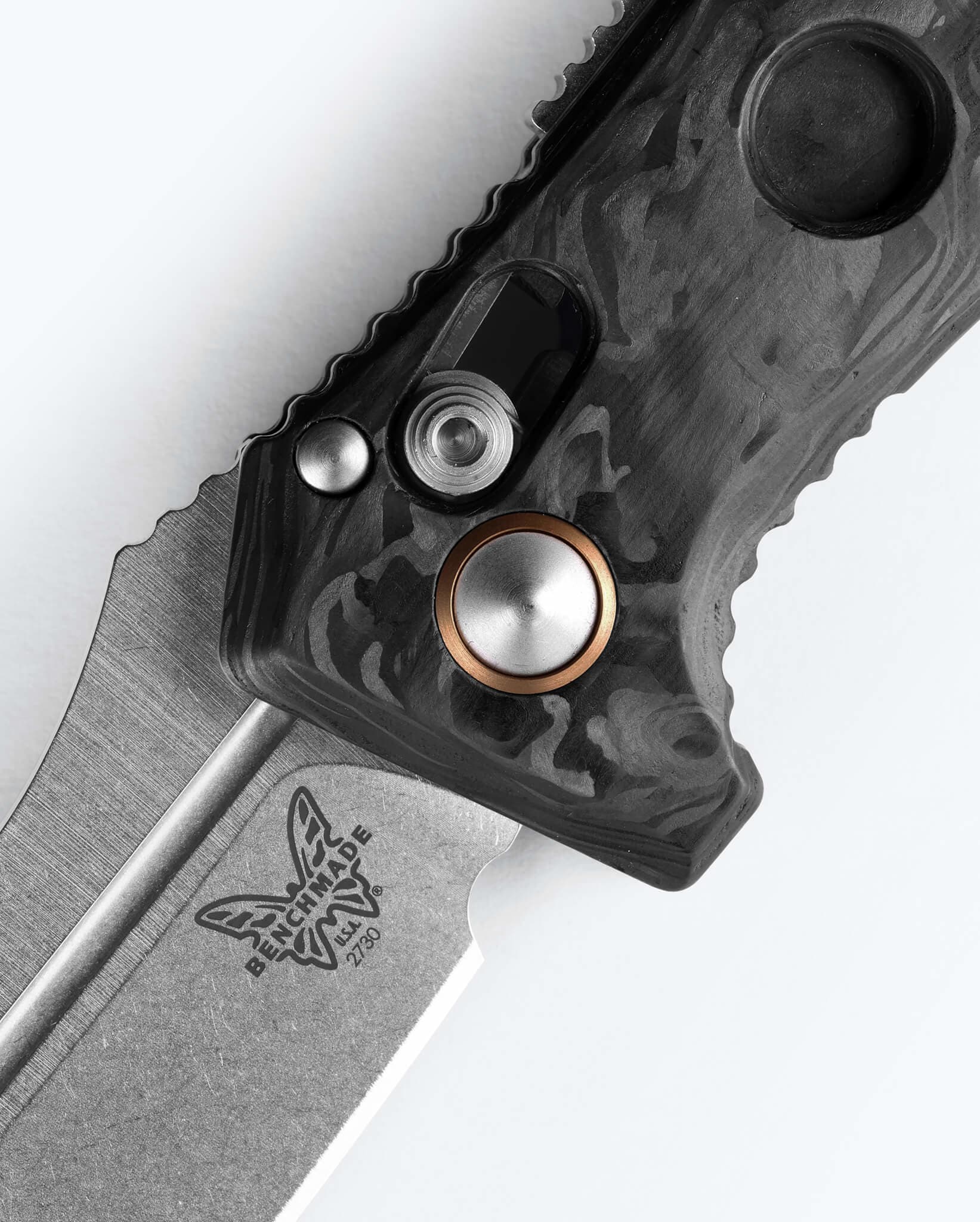 benchmade-mini-auto-adamas-2730-03-marbled-carbon-drop-point-cpm-magnacut image 5