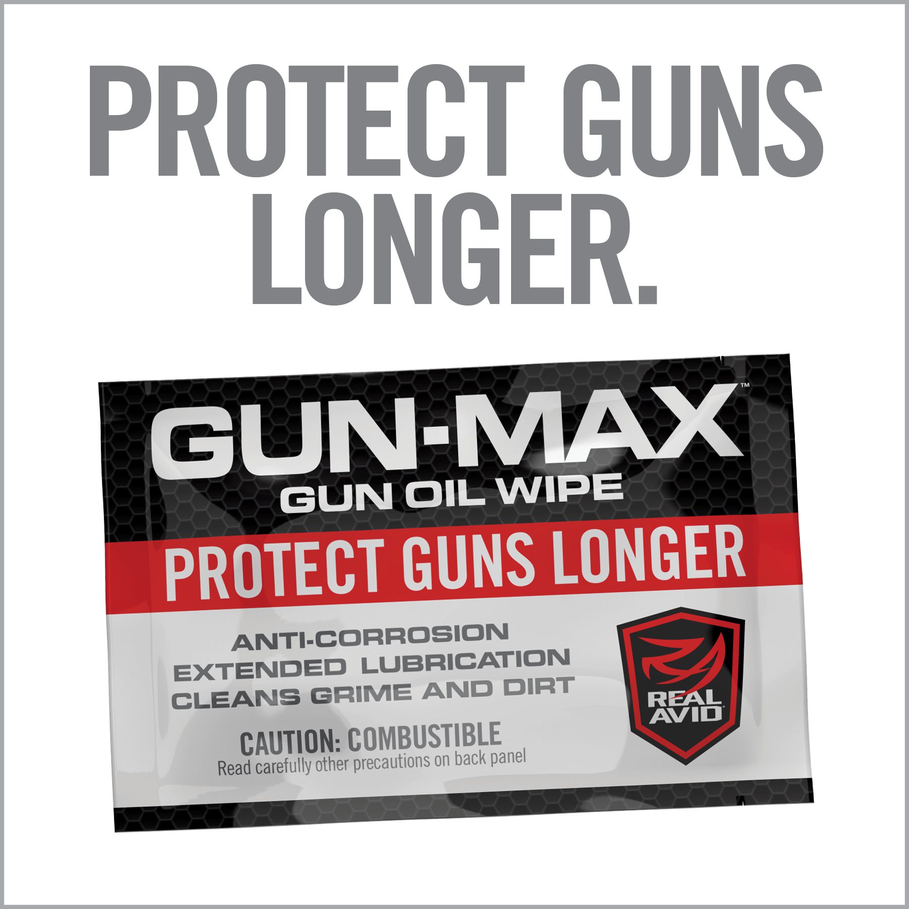 real-avid-gun-max-gun-oil-wipes-25-einzelpackungen-extreme-korrosionsschutz-und- image 2