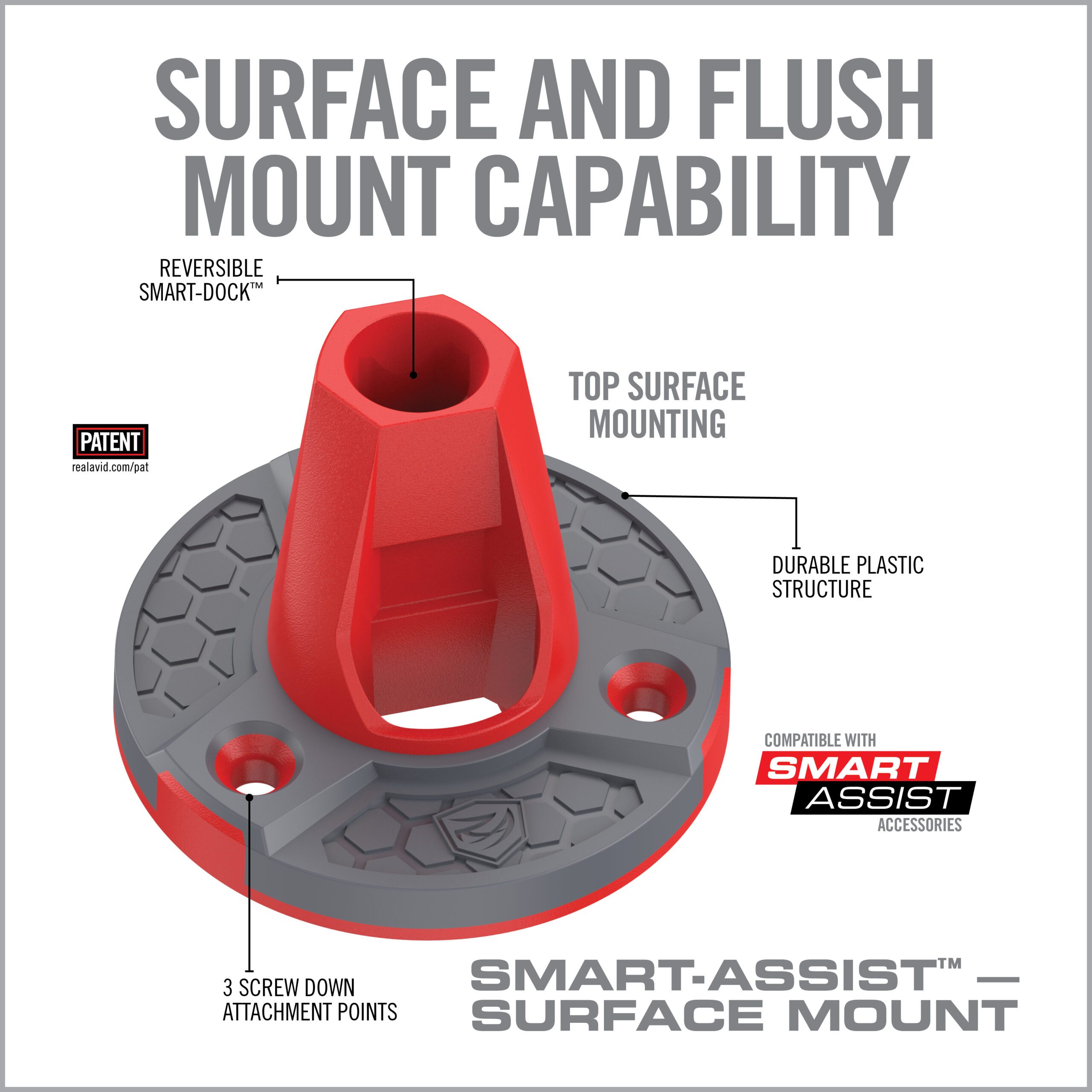 real-avid-smart-assist-surface-mount-3er-pack-werkbank-halterung image 2