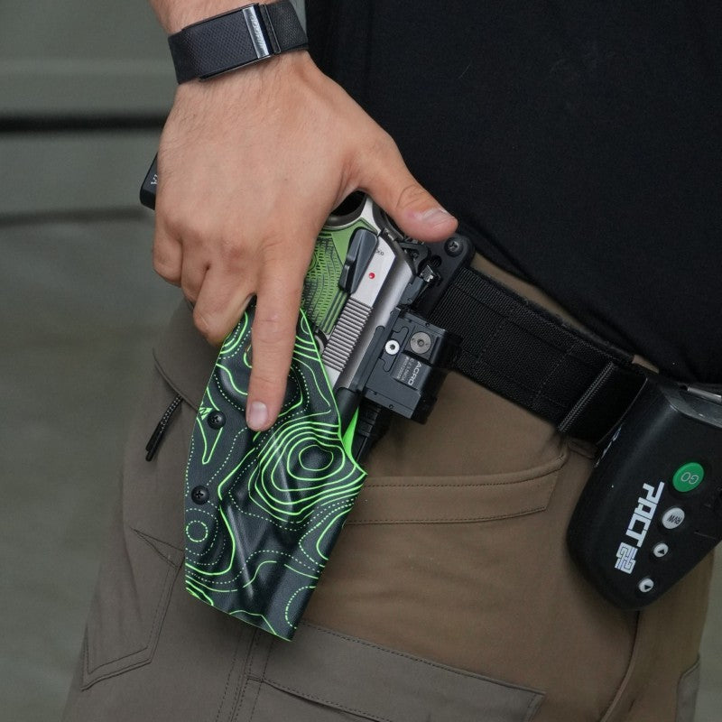 black-trident-loki-sport-kydex-holster-racing-ipsc-holster image 2